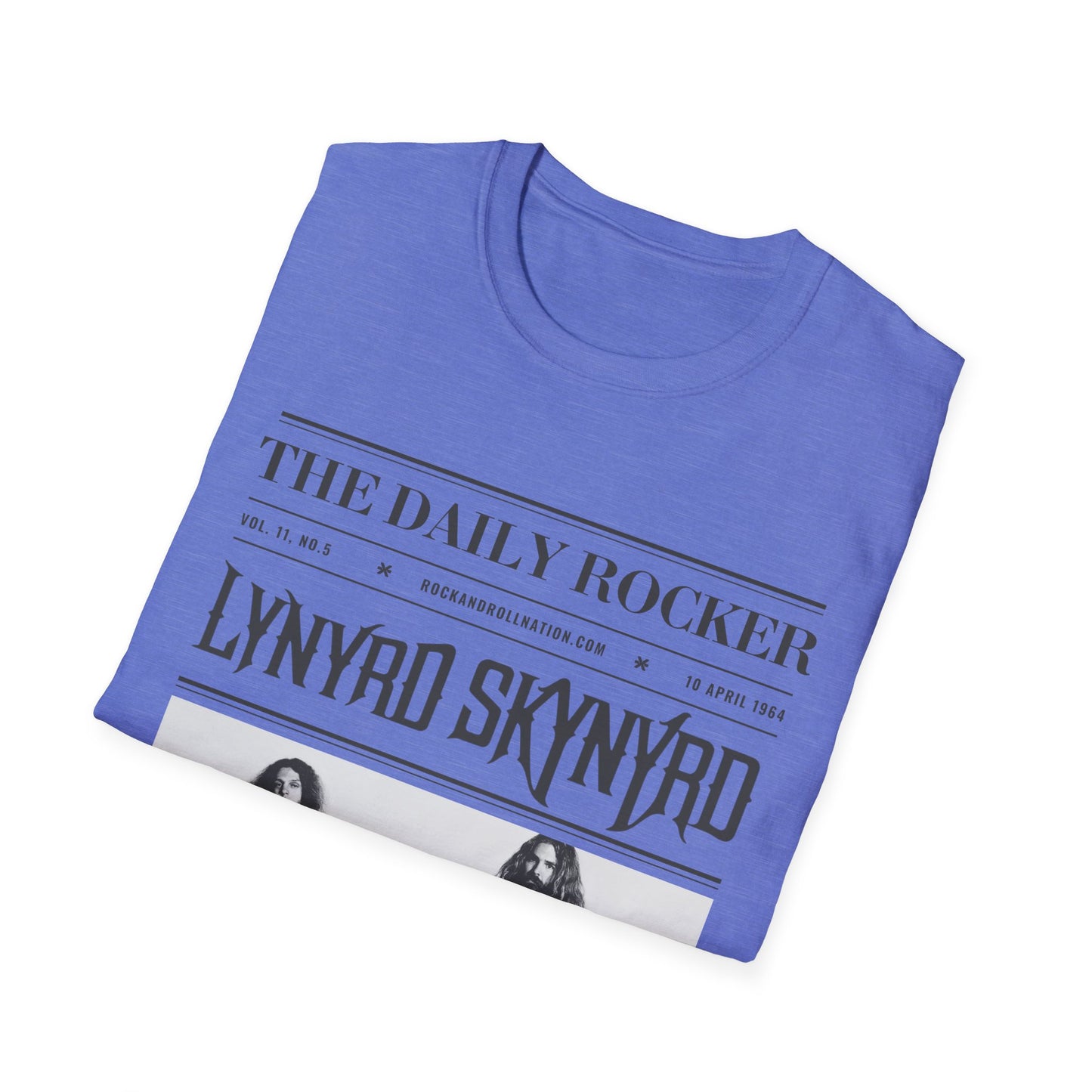 Lynyrd Skynyrd Vintage Band T-Shirt — 'The Daily Rocker' Newspaper Poster