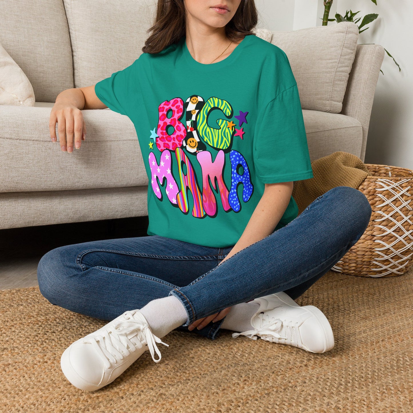 Big Mama Colorful Graphic Tee
