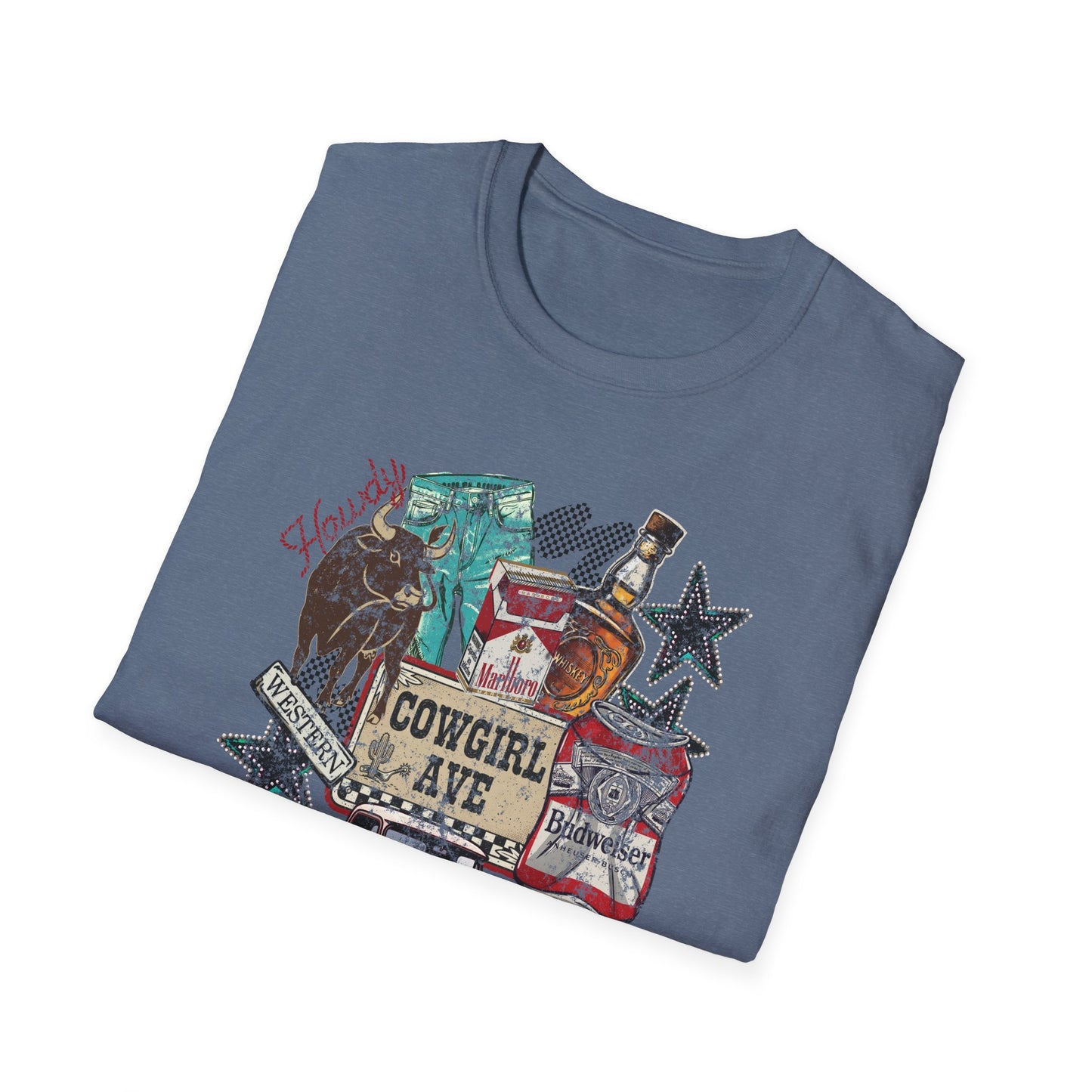 Cowgirl Vibes Graphic T-Shirt Rustic Western Vintage Tee