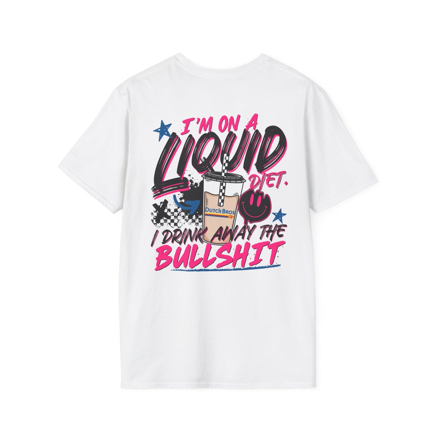 'I'm On a Liquid Diet' Graphic Tee