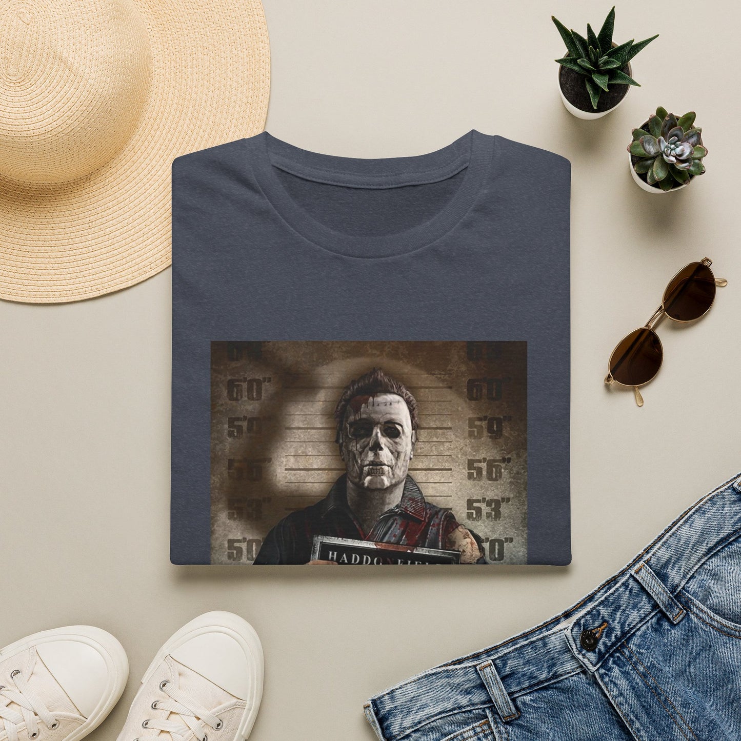Mugshot Michael Myers Halloween T‑Shirt