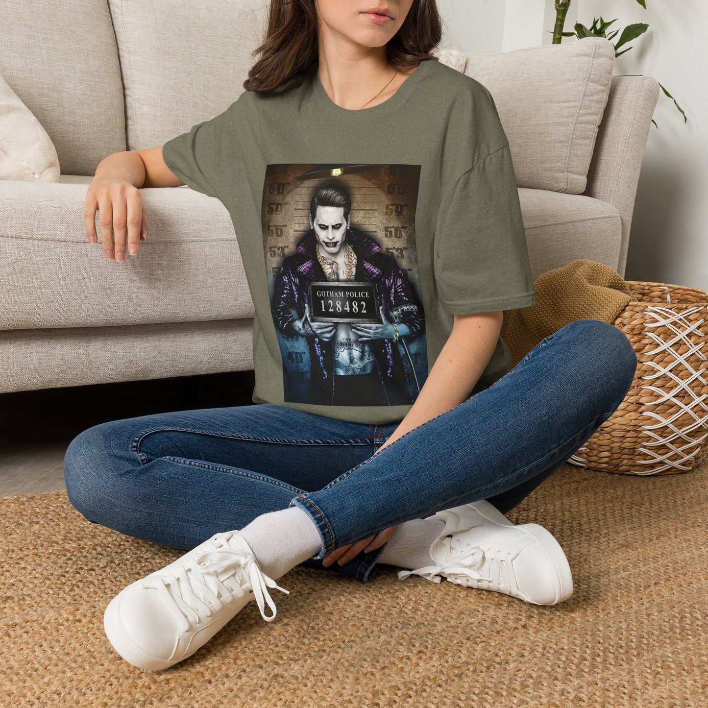 Joker Mugshot Graphic T-Shirt