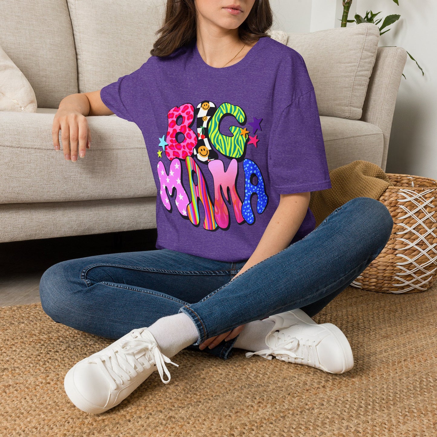 Big Mama Colorful Graphic Tee