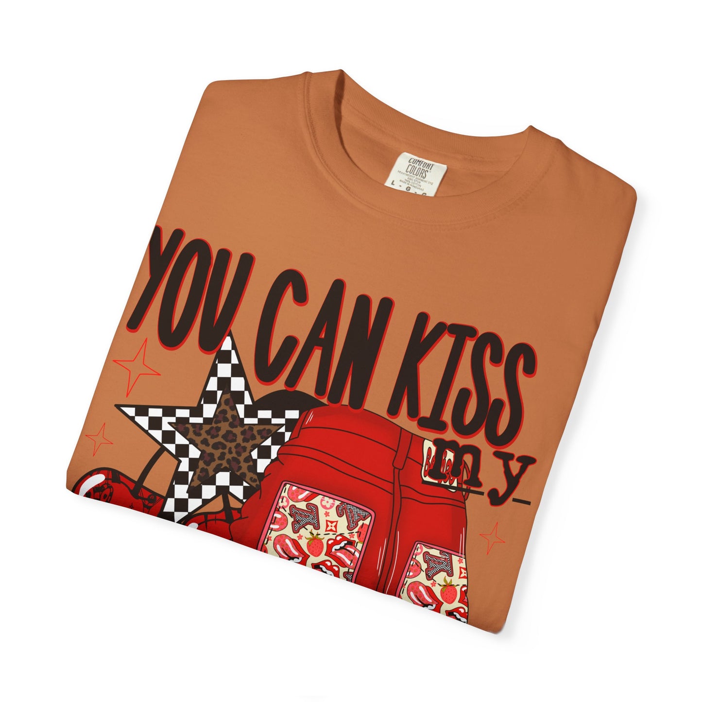 Graphic T-Shirt — "You Can Kiss My Mexican Ass" Boxing Gloves Design