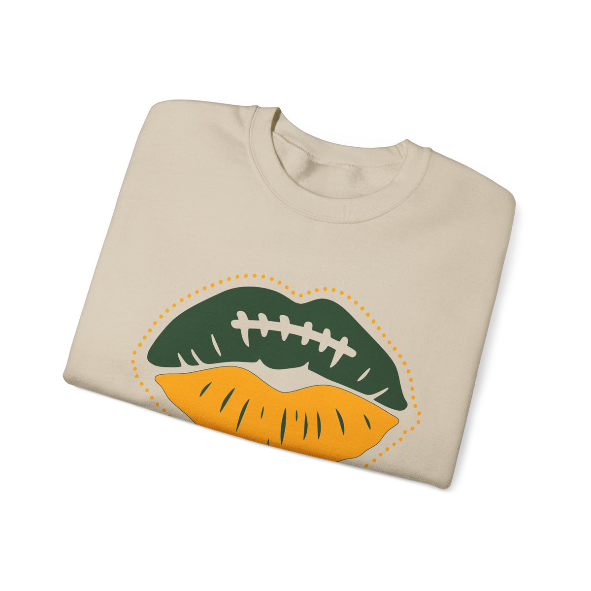 Packers Football Lip Graphic Sweatshirt
