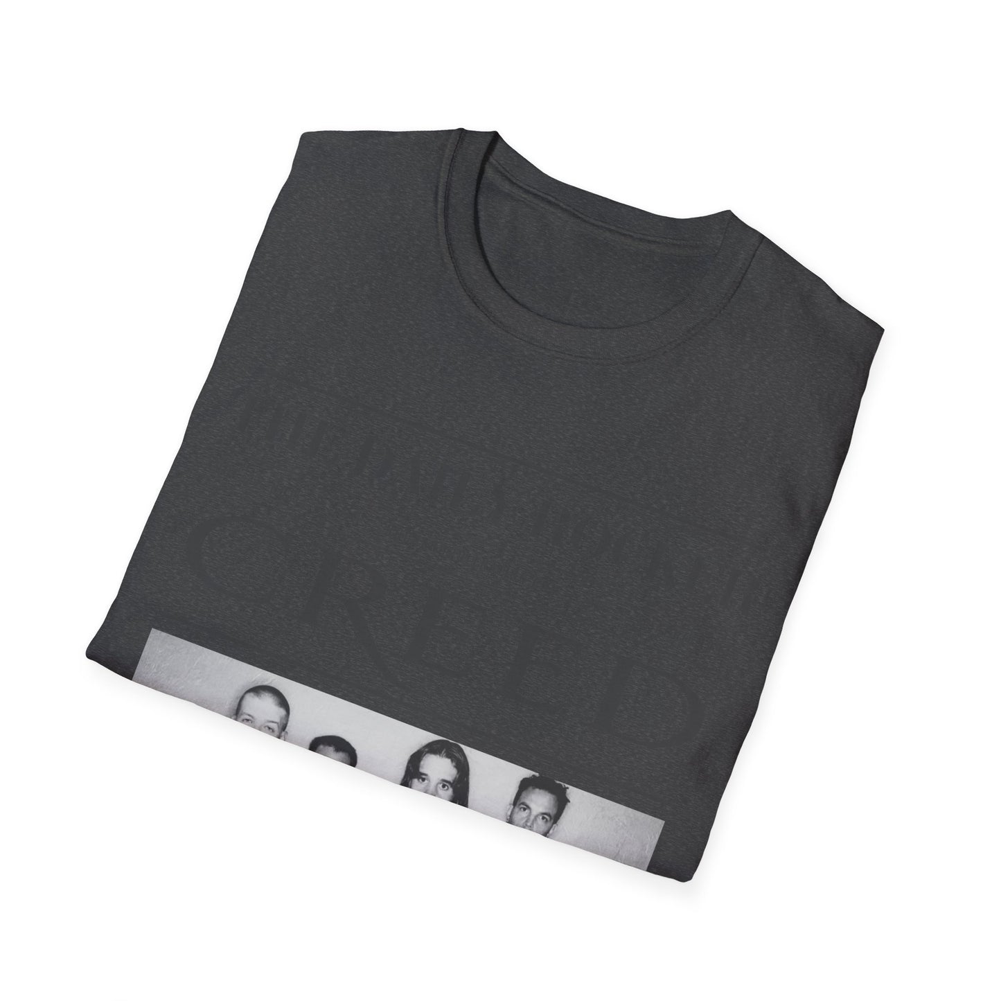 Creed Band T-Shirt – 'The Daily Rocker' Vintage Newspaper Design