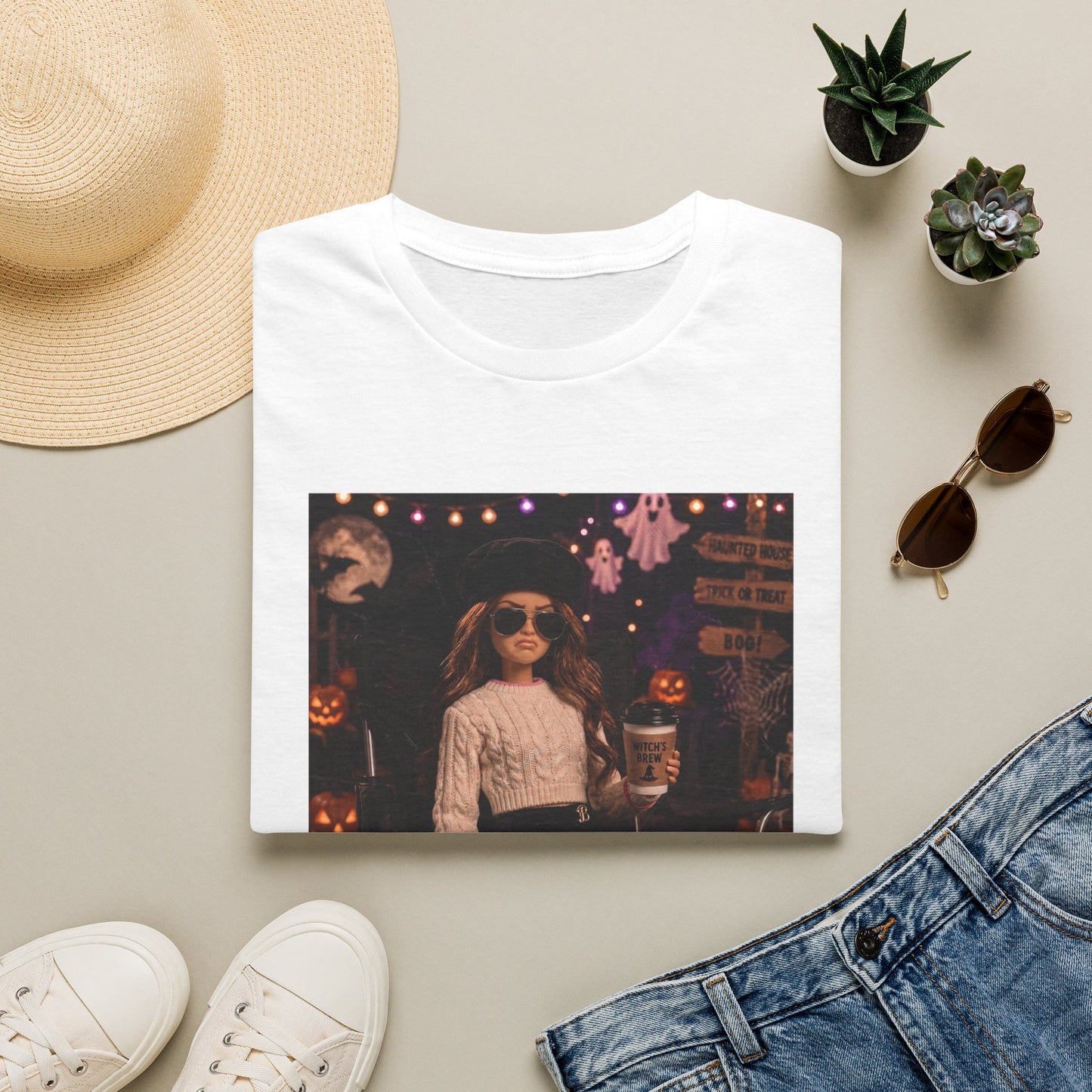 'Mentally, I’m Here' Halloween tee