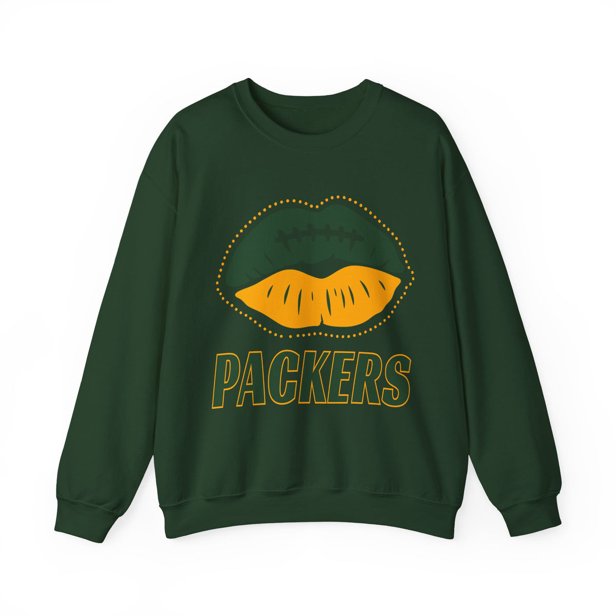 Packers Football Lip Graphic Sweatshirt