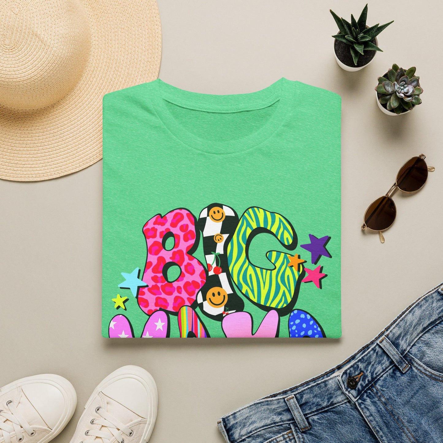 Big Mama Colorful Graphic Tee