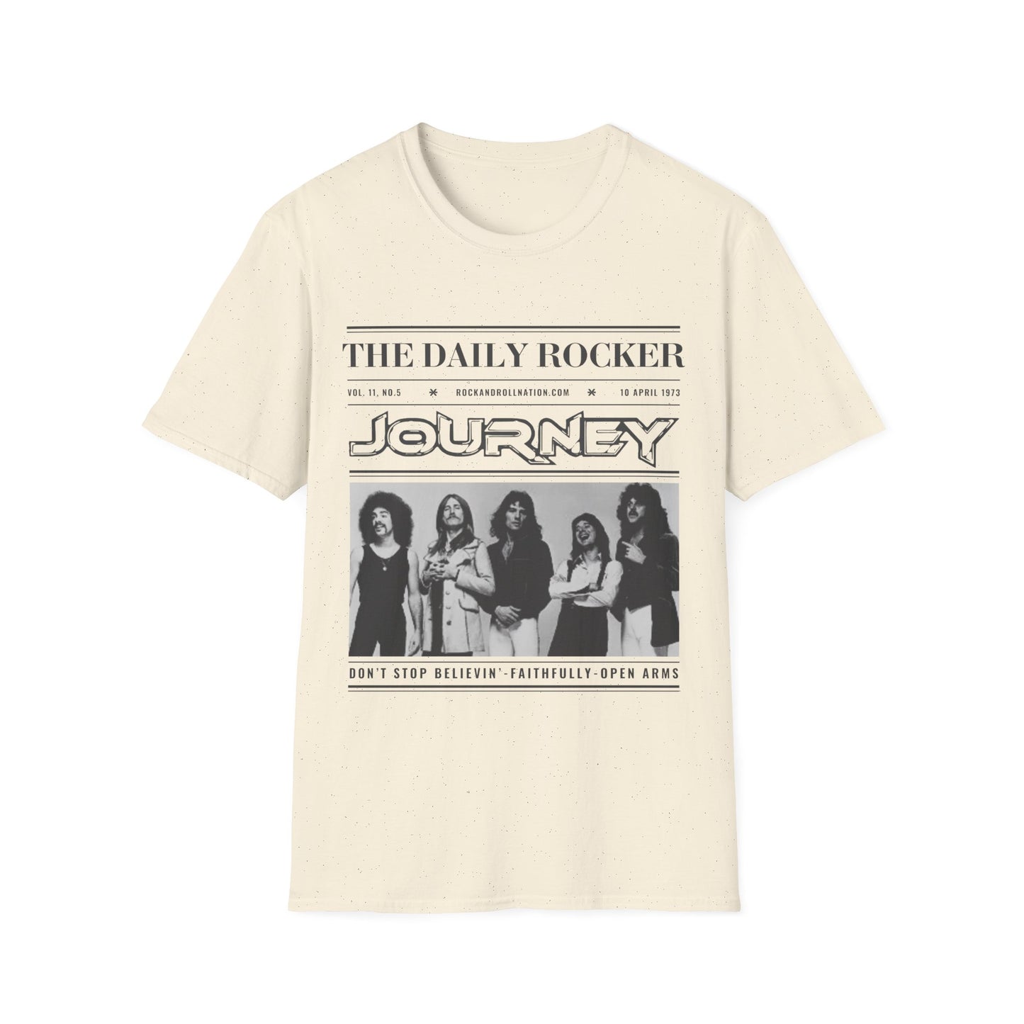 Journey Band Vintage Tour T-Shirt — The Daily Rocker Graphic Tee