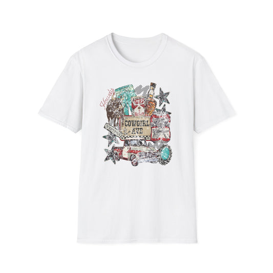 Cowgirl Vibes Graphic T-Shirt Rustic Western Vintage Tee