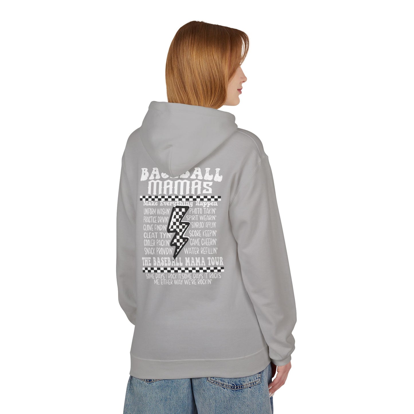 Baseball Mamas Hoodie — Vintage Tour Tee Style Hooded Sweatshirt