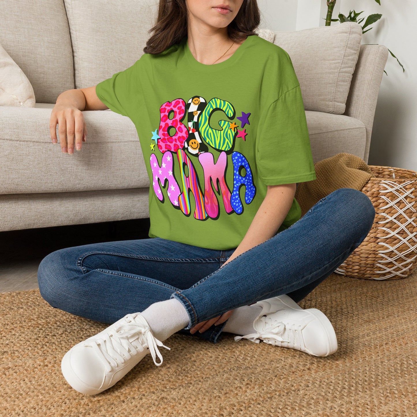 Big Mama Colorful Graphic Tee