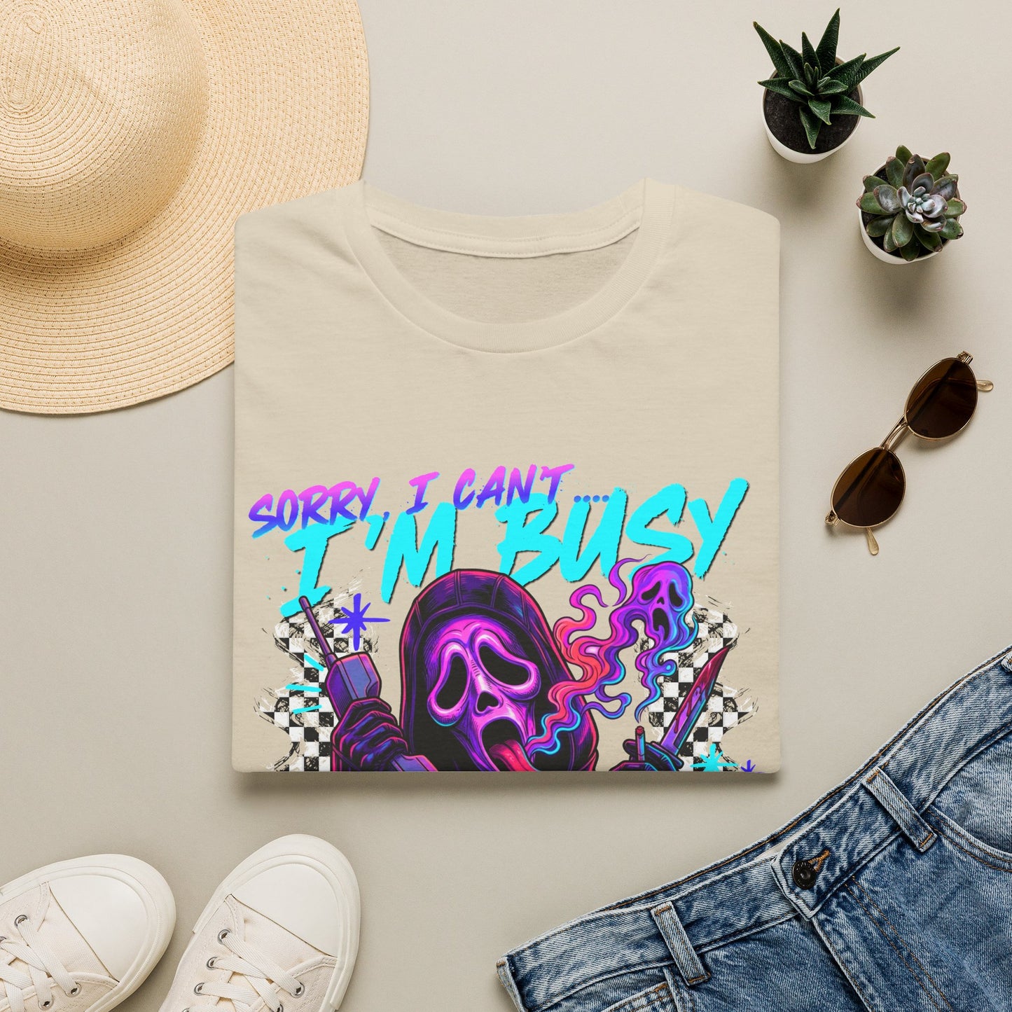 I’m Busy Ghosting People Graphic Tee