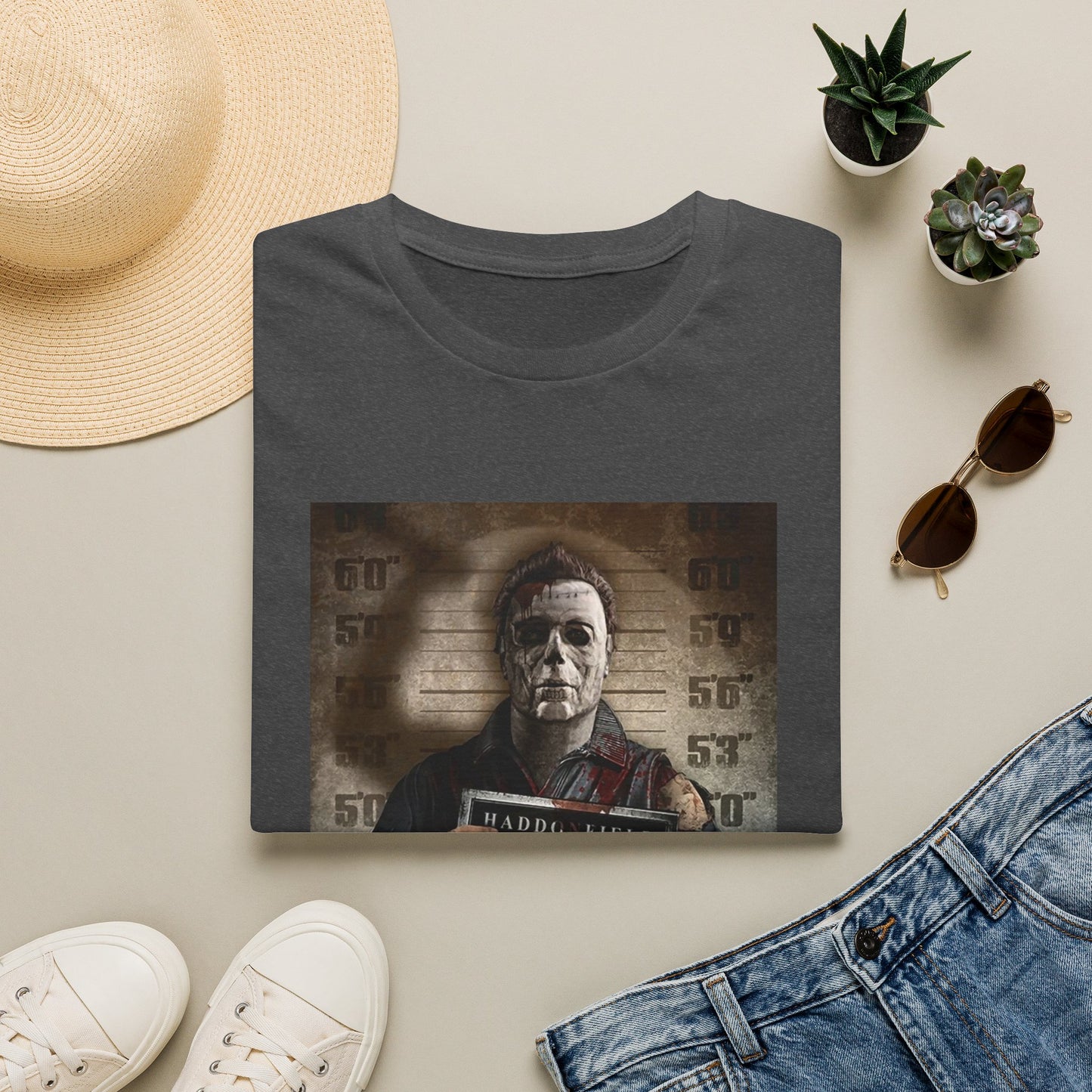 Mugshot Michael Myers Halloween T‑Shirt
