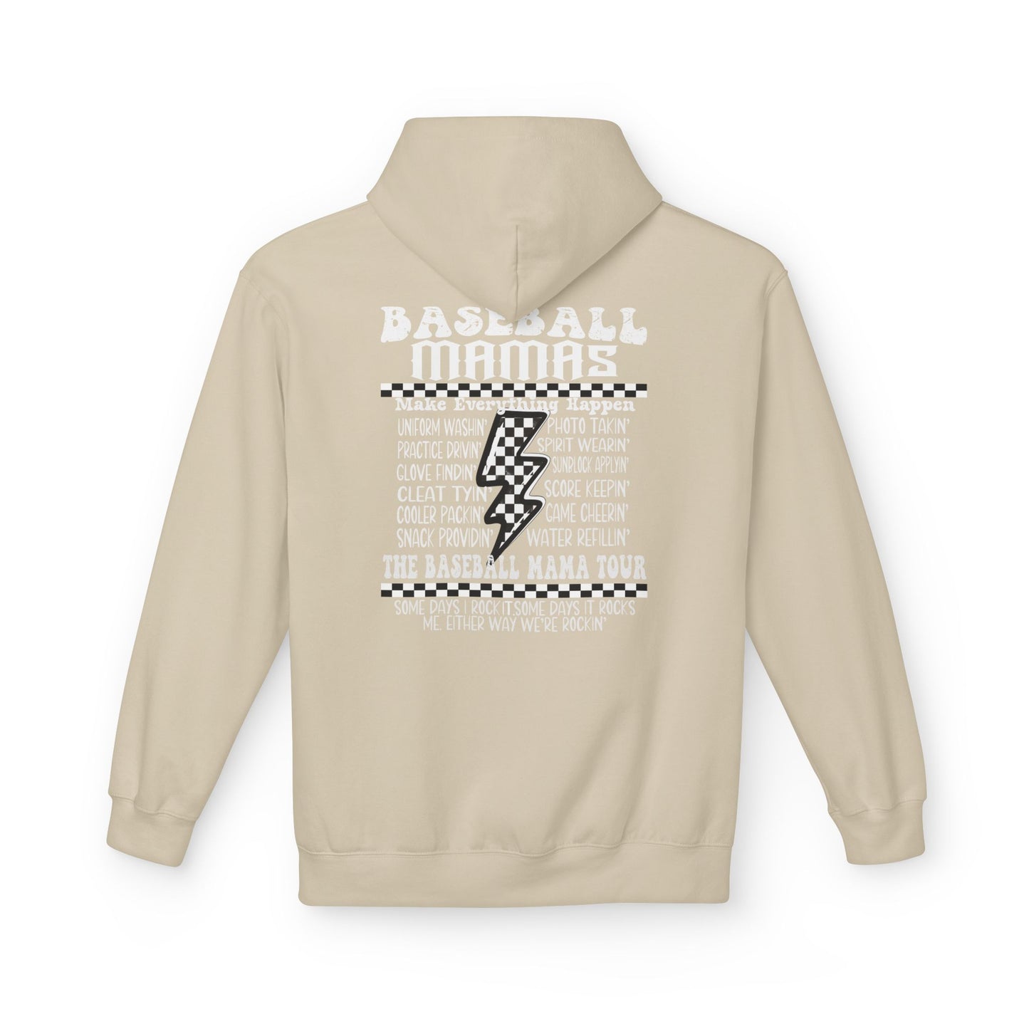 Baseball Mamas Hoodie — Vintage Tour Tee Style Hooded Sweatshirt