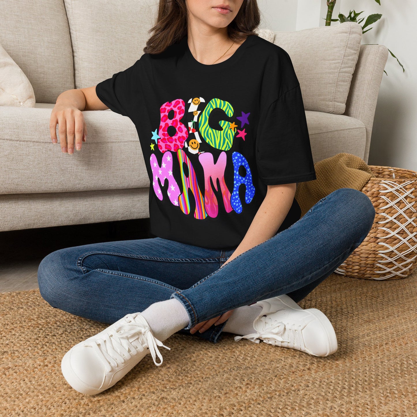 Big Mama Colorful Graphic Tee