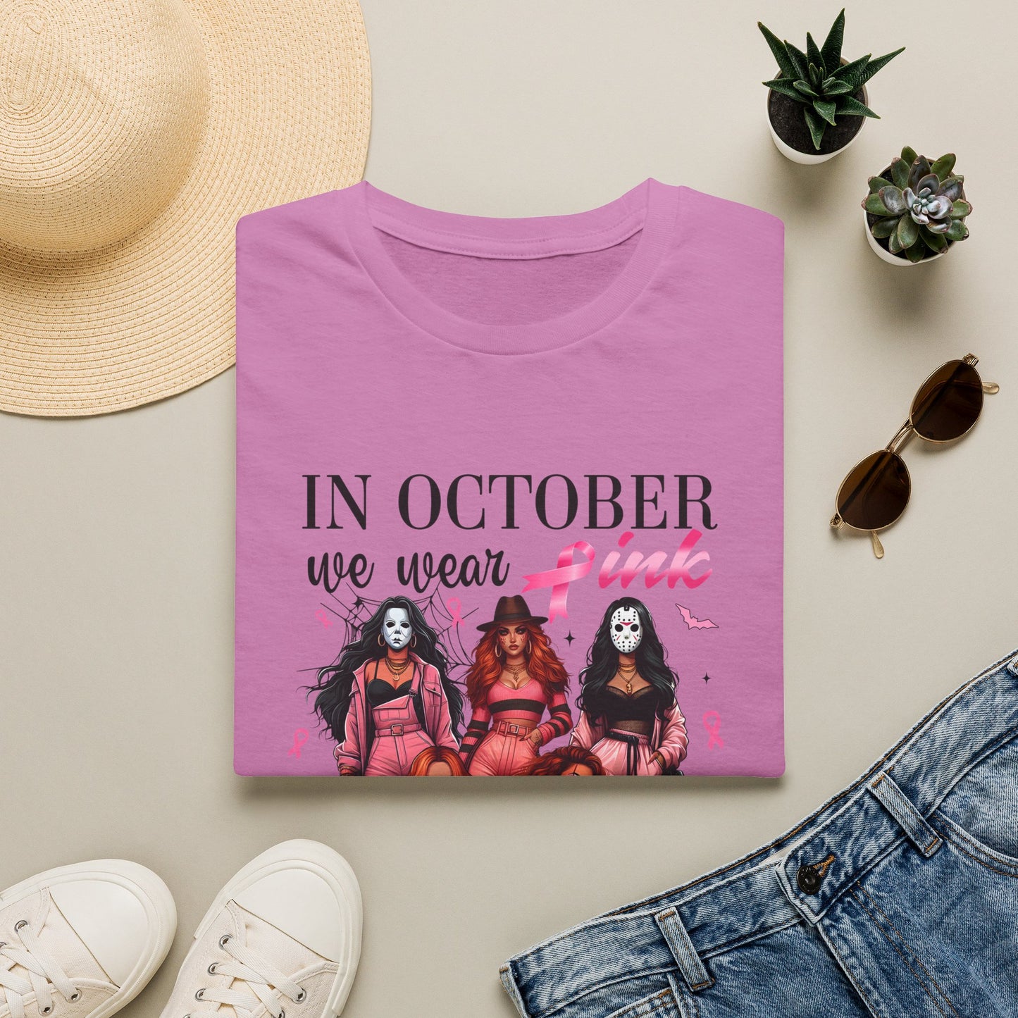 Breast Cancer Awareness "In October We Wear Pink" tee