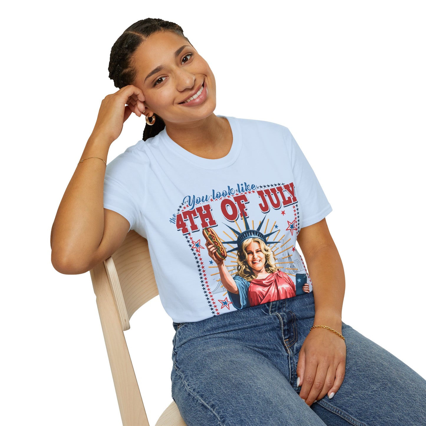4th of July Hot Dog T-Shirt