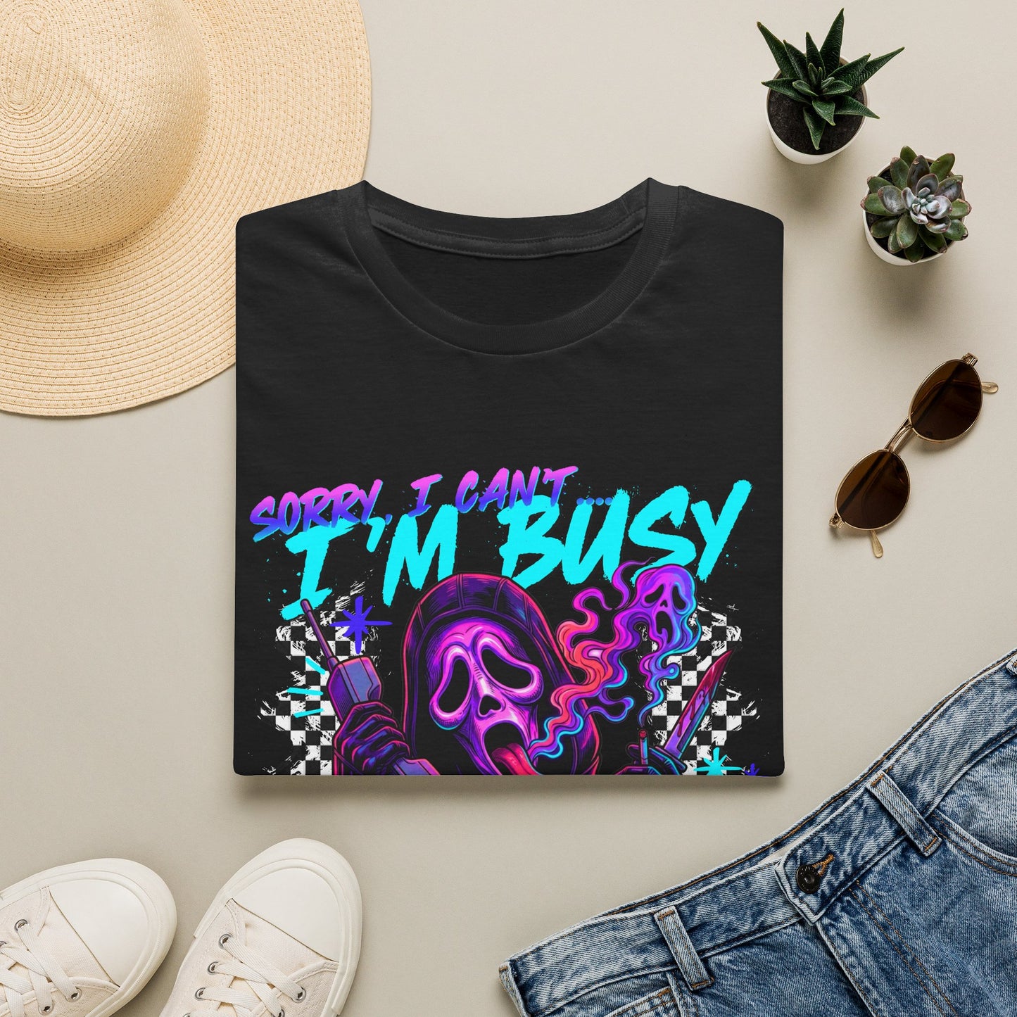 I’m Busy Ghosting People Graphic Tee