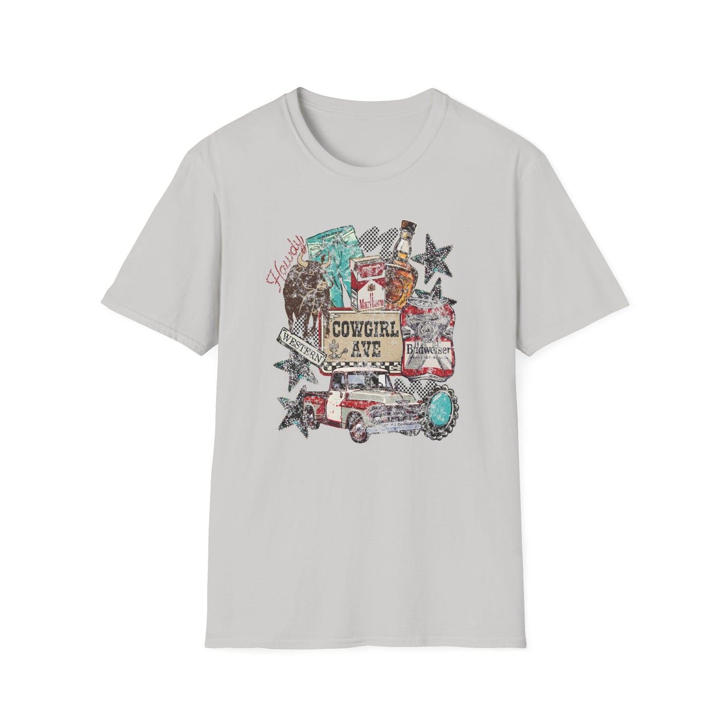 Cowgirl Vibes Graphic T-Shirt Rustic Western Vintage Tee