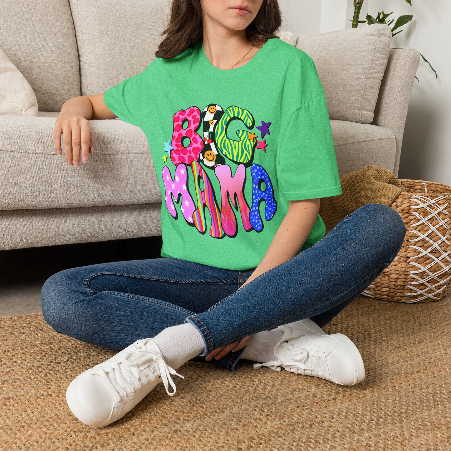 Big Mama Colorful Graphic Tee