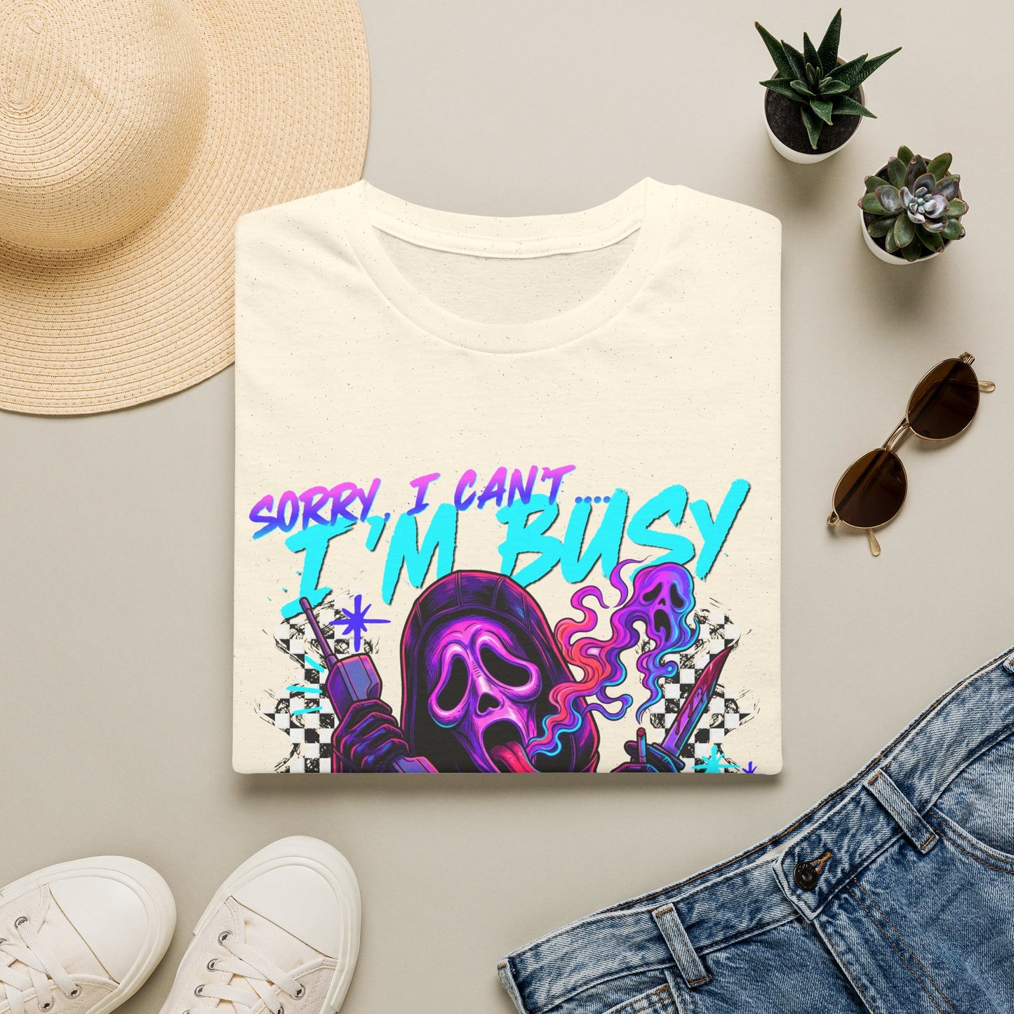I’m Busy Ghosting People Graphic Tee
