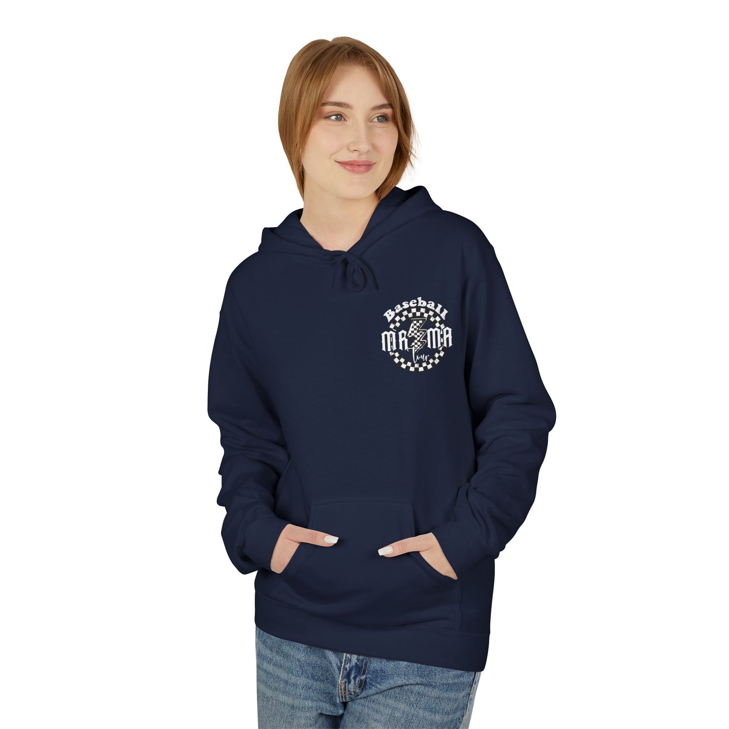 Baseball Mamas Hoodie — Vintage Tour Tee Style Hooded Sweatshirt