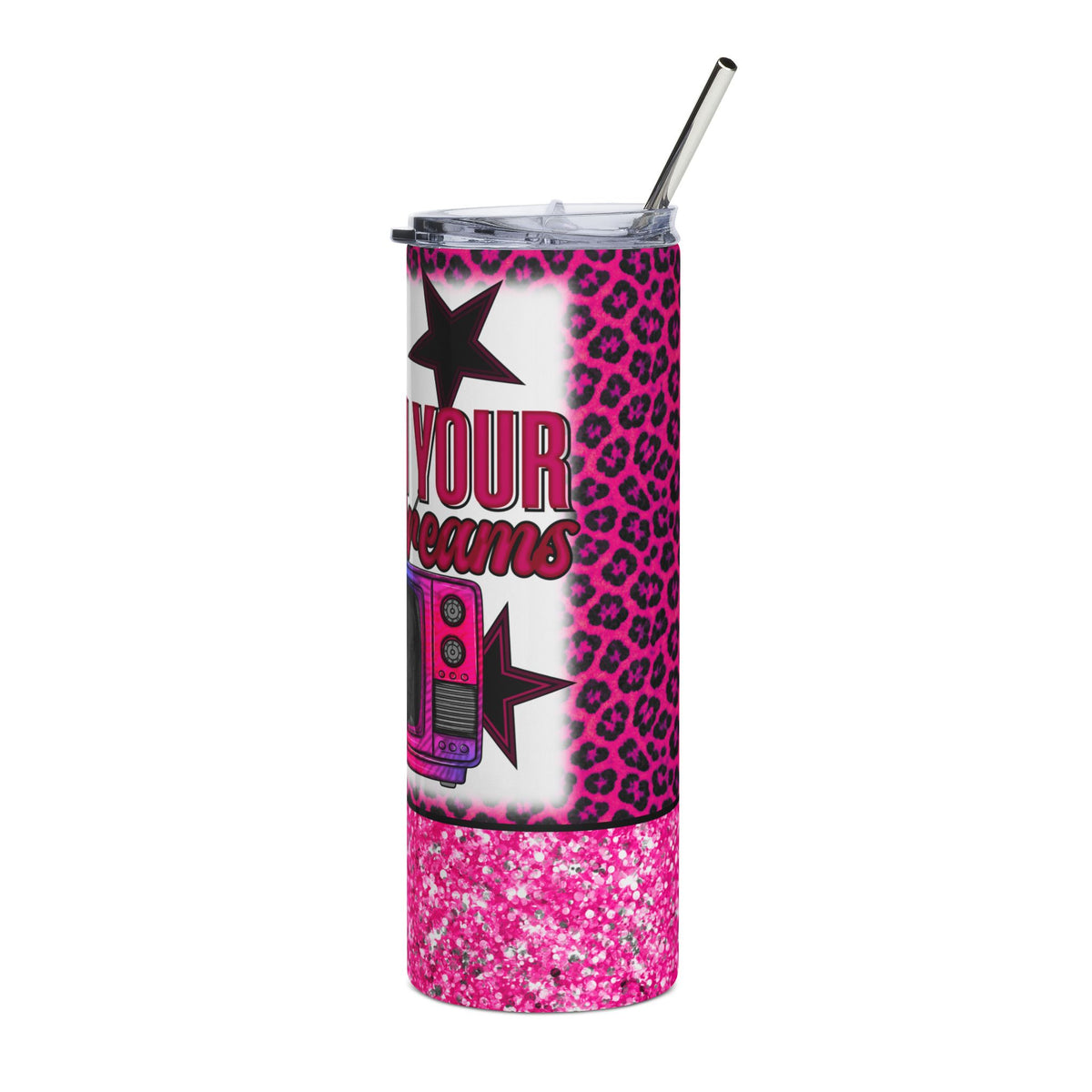 20oz Stainless Steel Tumbler Scream "In Your Dreams"
