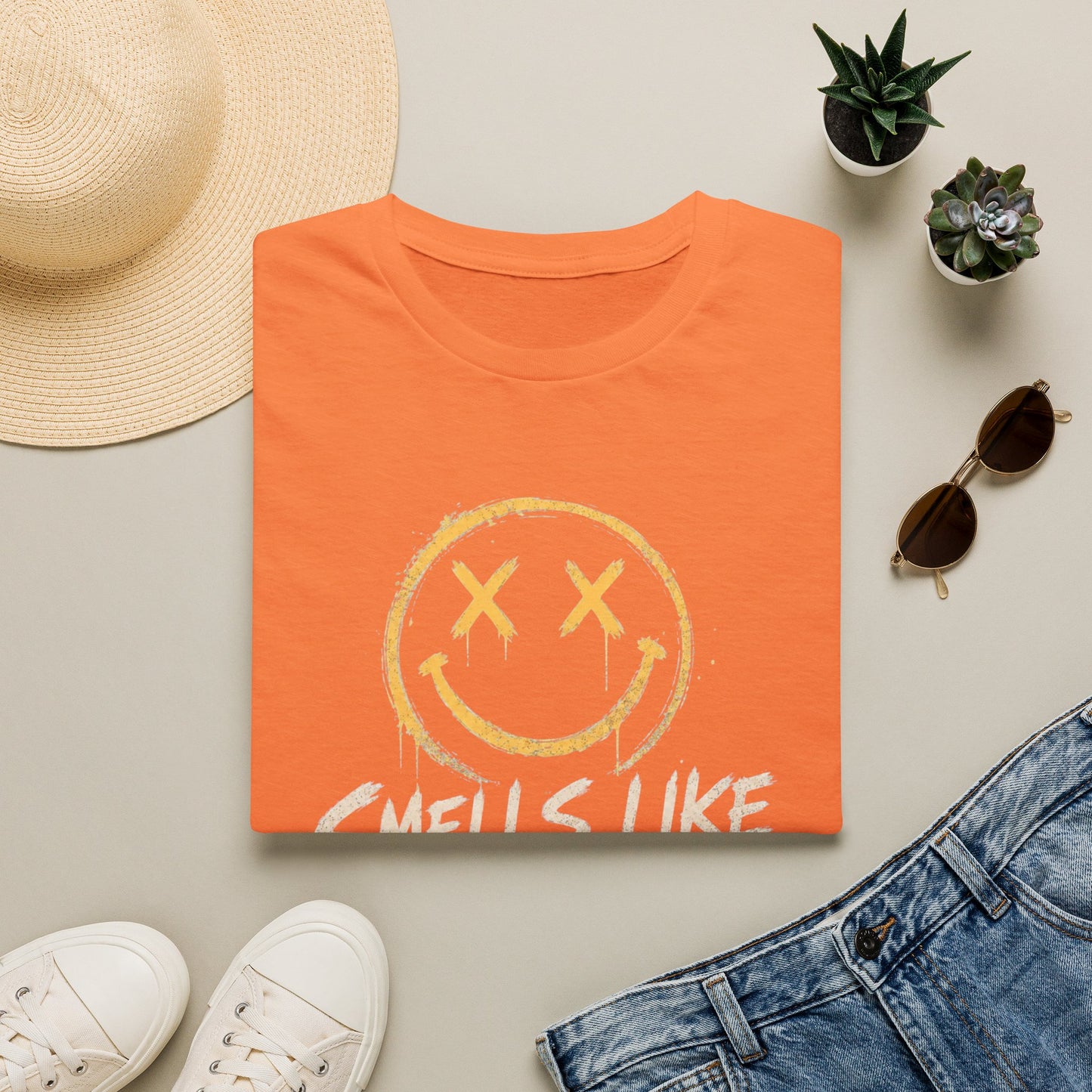 Smells Like Gen X Smiley Tee