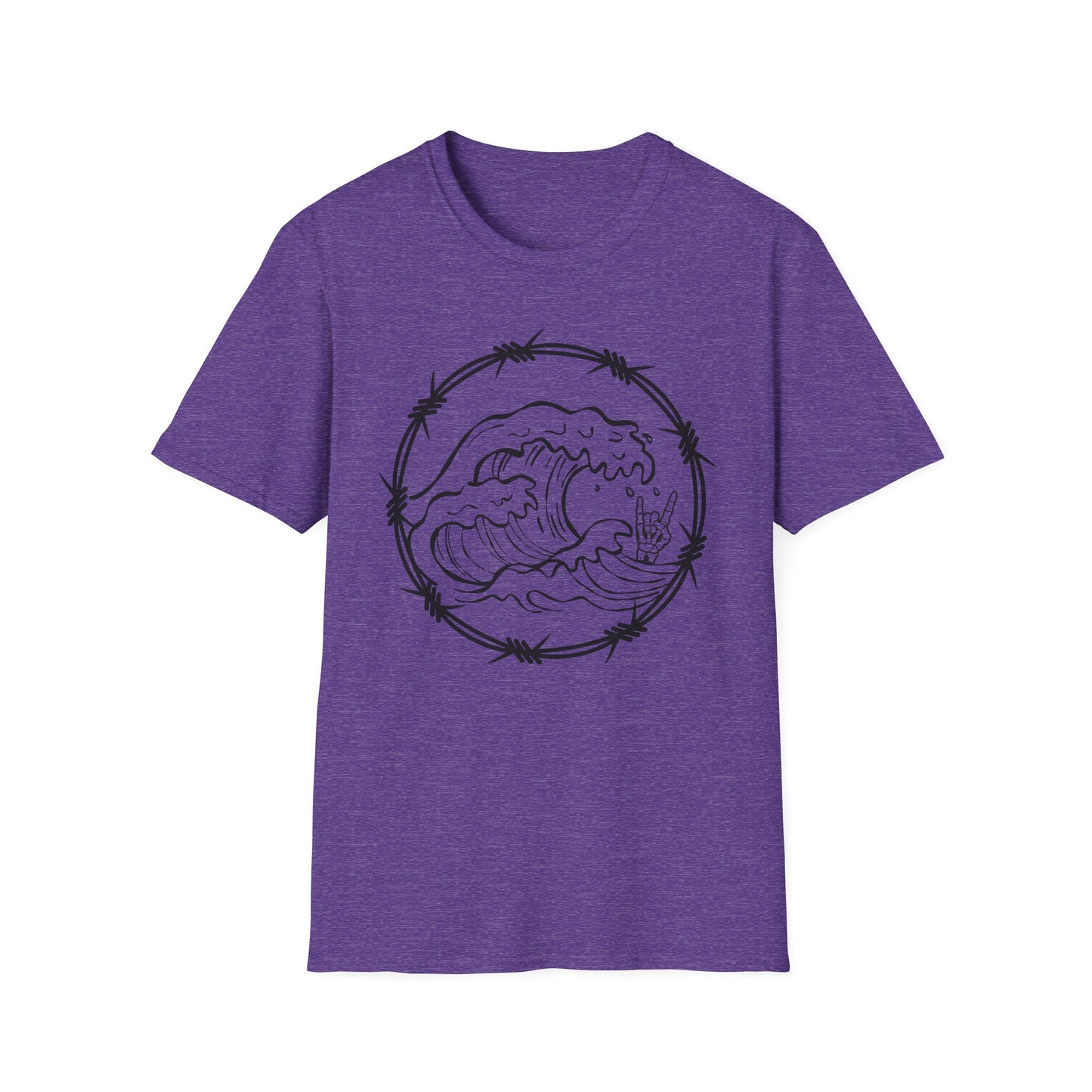 Wave & Barbed Wire Graphic Tee