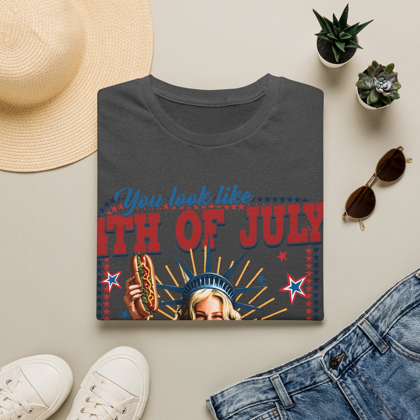 4th of July Hot Dog T-Shirt