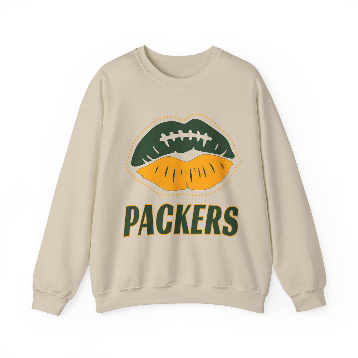 Packers Football Lip Graphic Sweatshirt