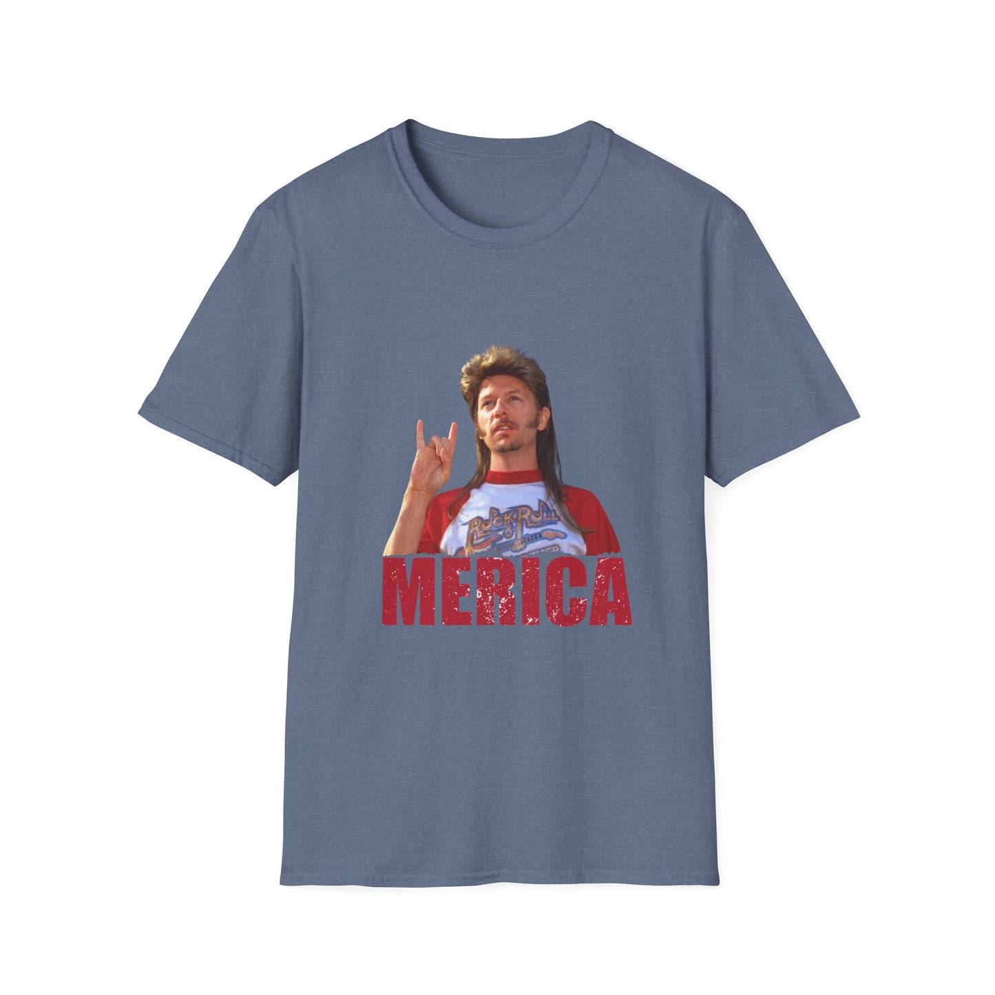 Merica Funny Mullet T-Shirt — Retro Patriotic Graphic Tee