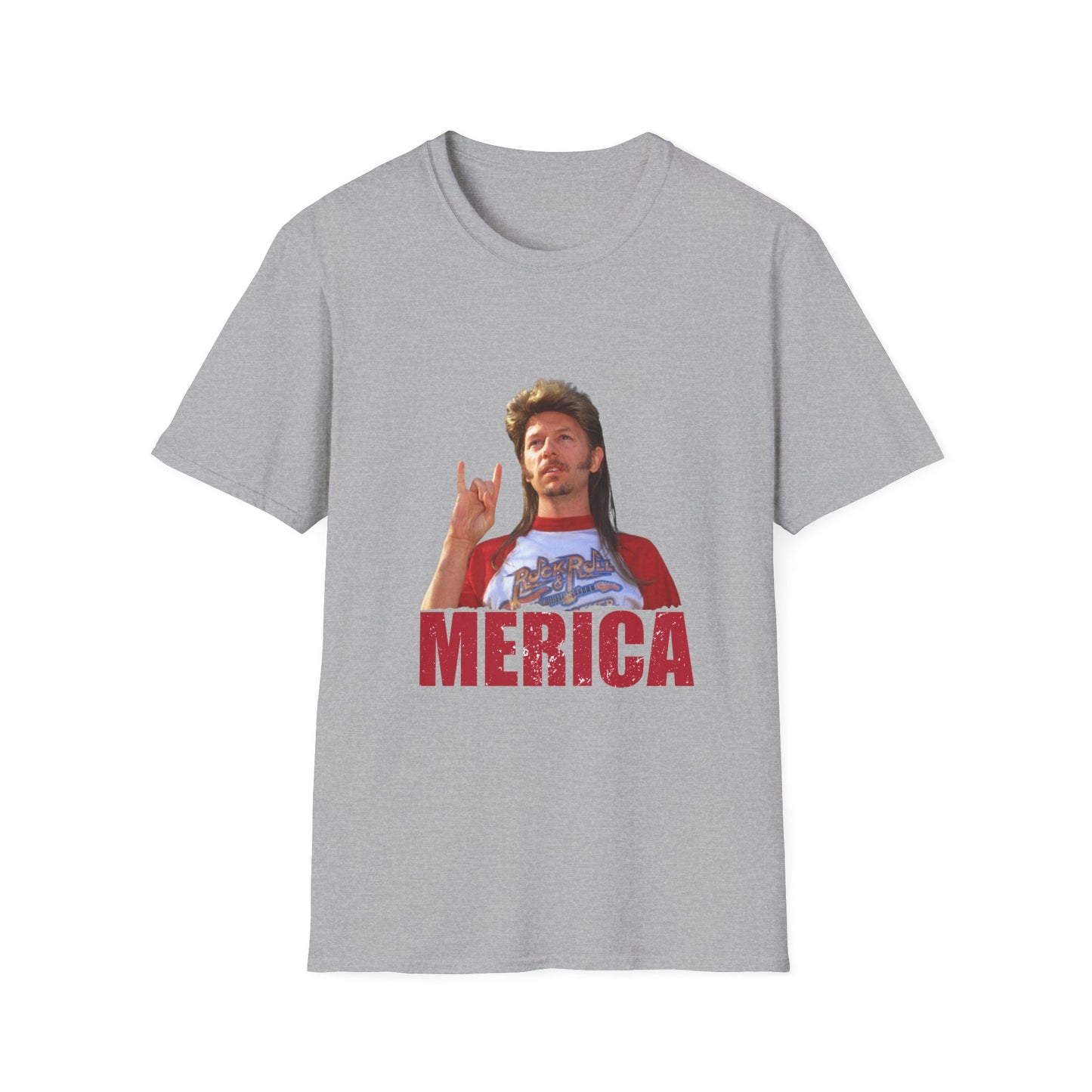 Merica Funny Mullet T-Shirt — Retro Patriotic Graphic Tee
