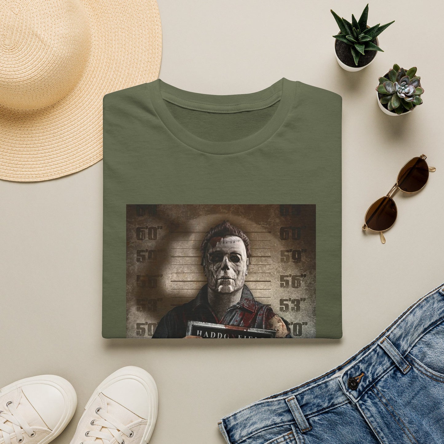 Mugshot Michael Myers Halloween T‑Shirt