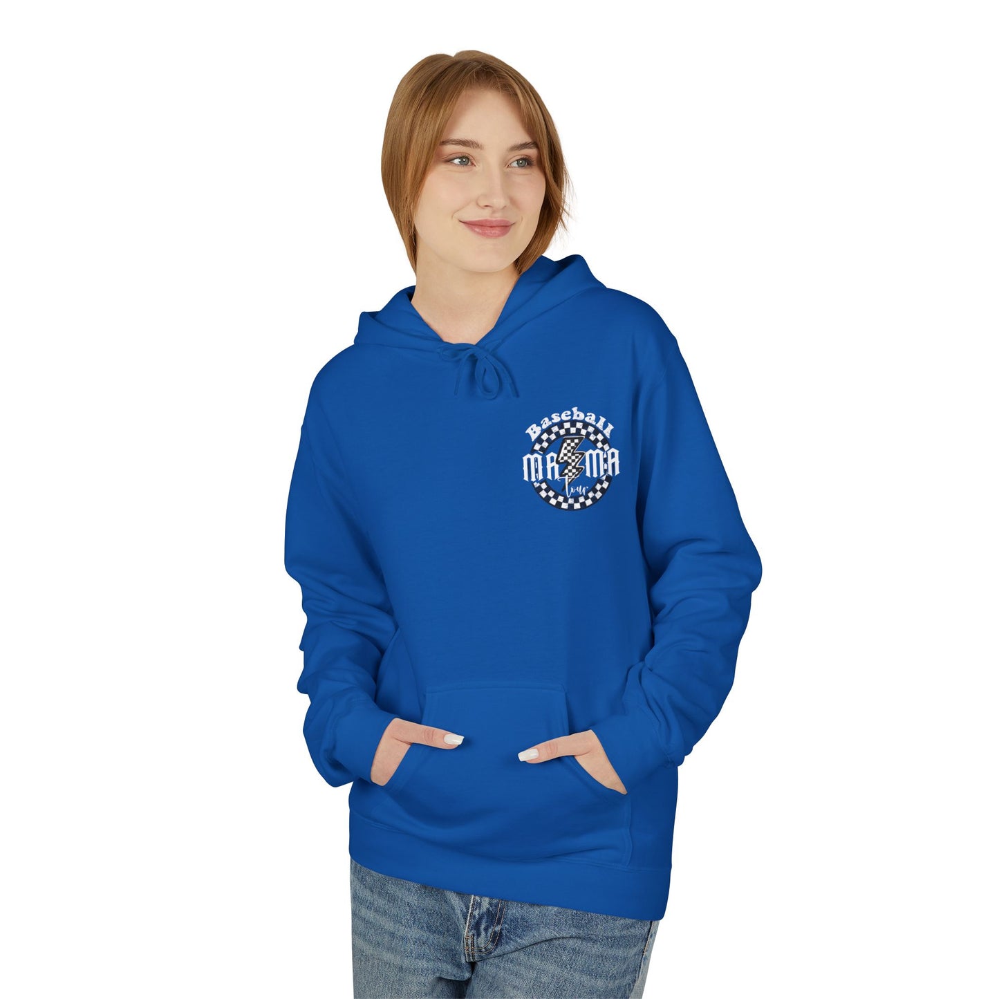 Baseball Mamas Hoodie — Vintage Tour Tee Style Hooded Sweatshirt
