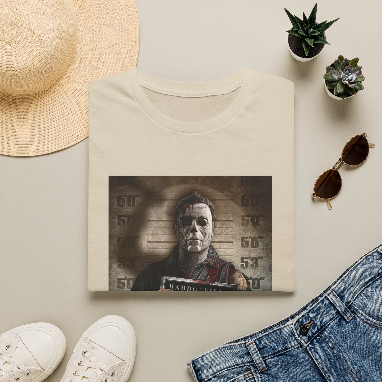 Mugshot Michael Myers Halloween T‑Shirt