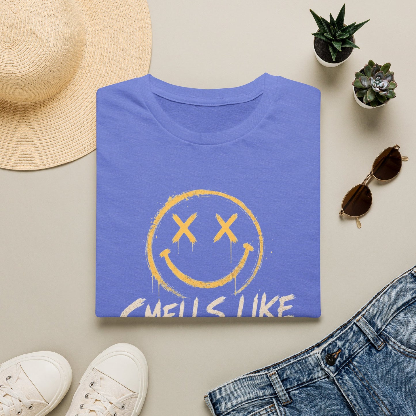 Smells Like Gen X Smiley Tee