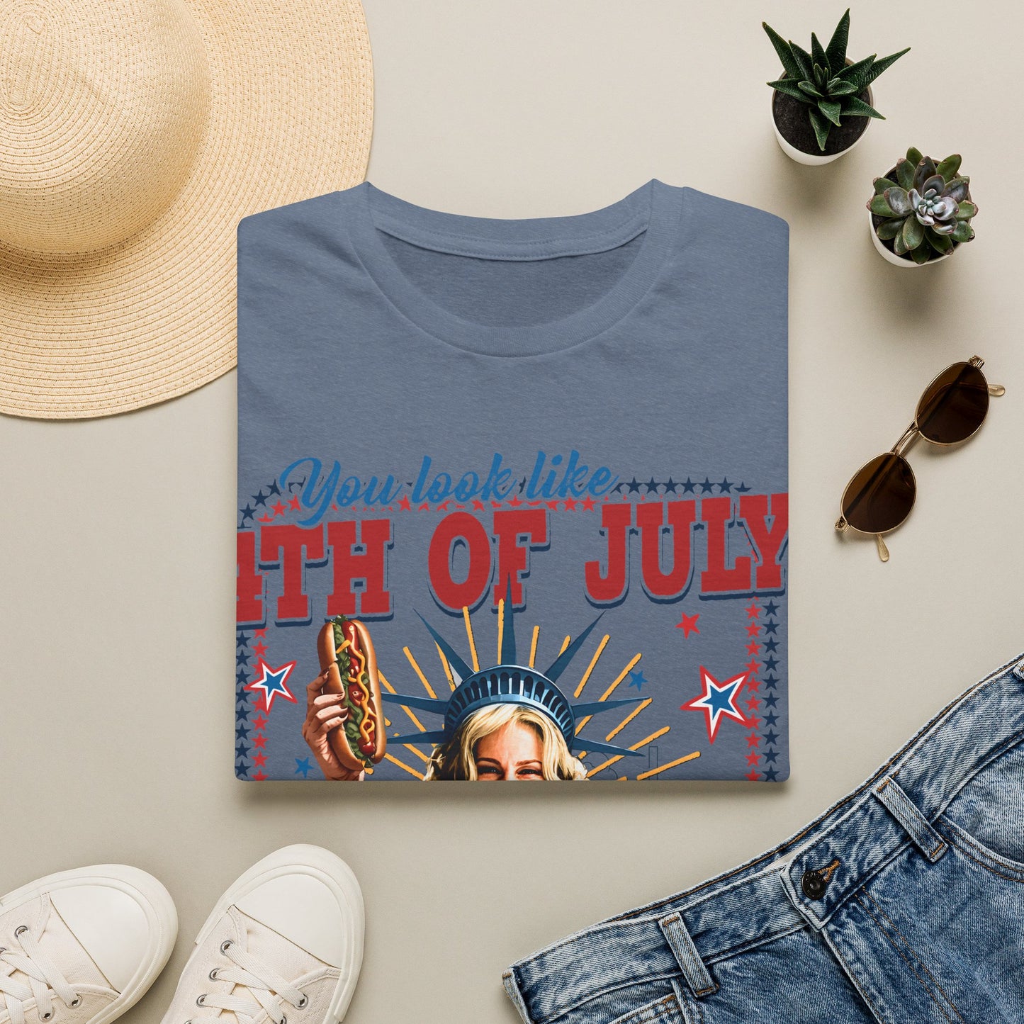 4th of July Hot Dog T-Shirt