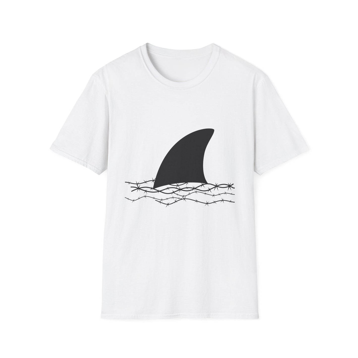 Shark Fin Graphic T-Shirt