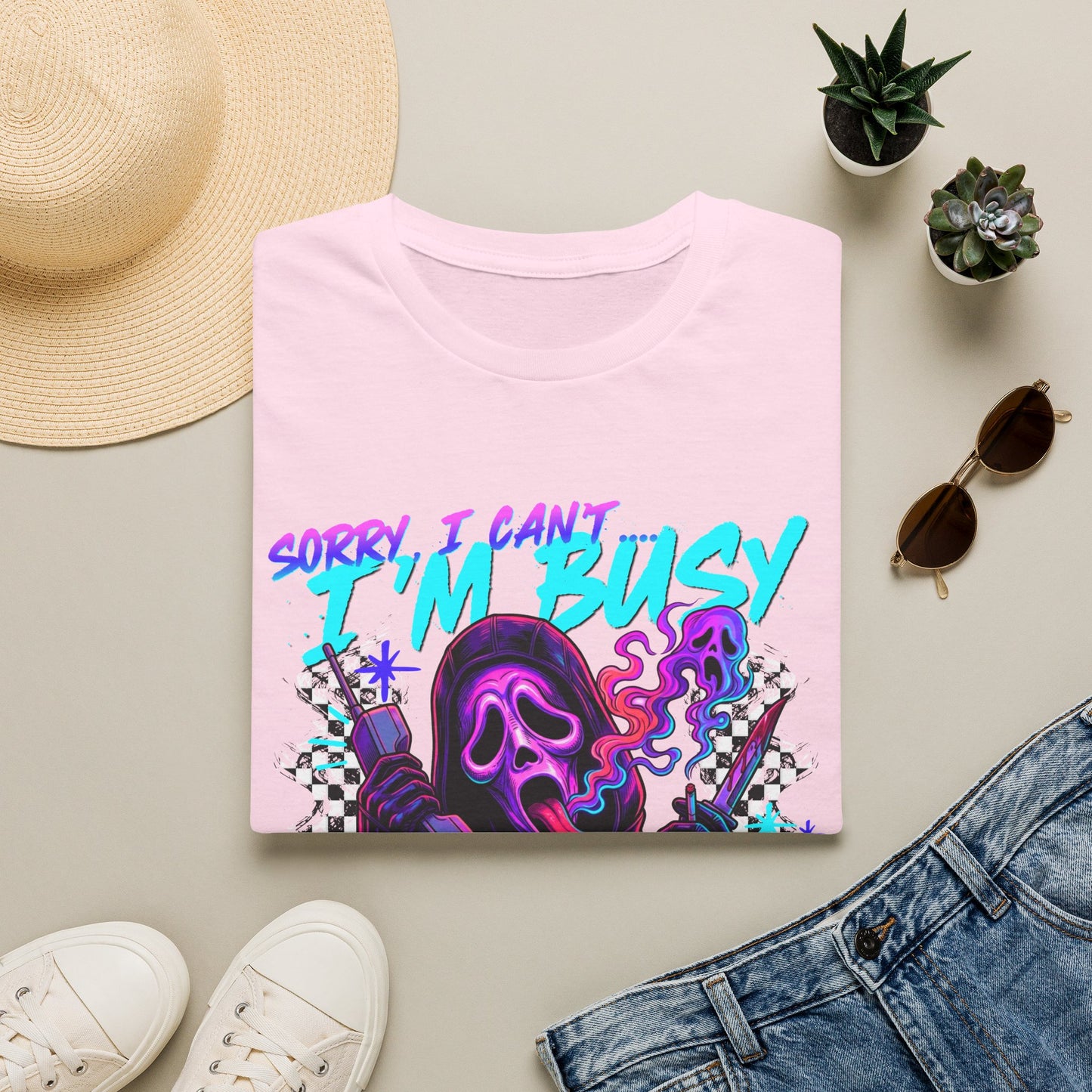 I’m Busy Ghosting People Graphic Tee