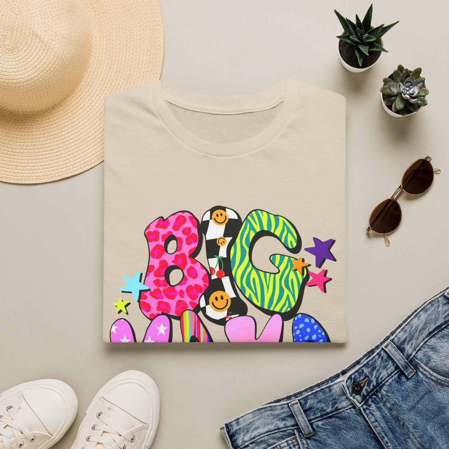 Big Mama Colorful Graphic Tee