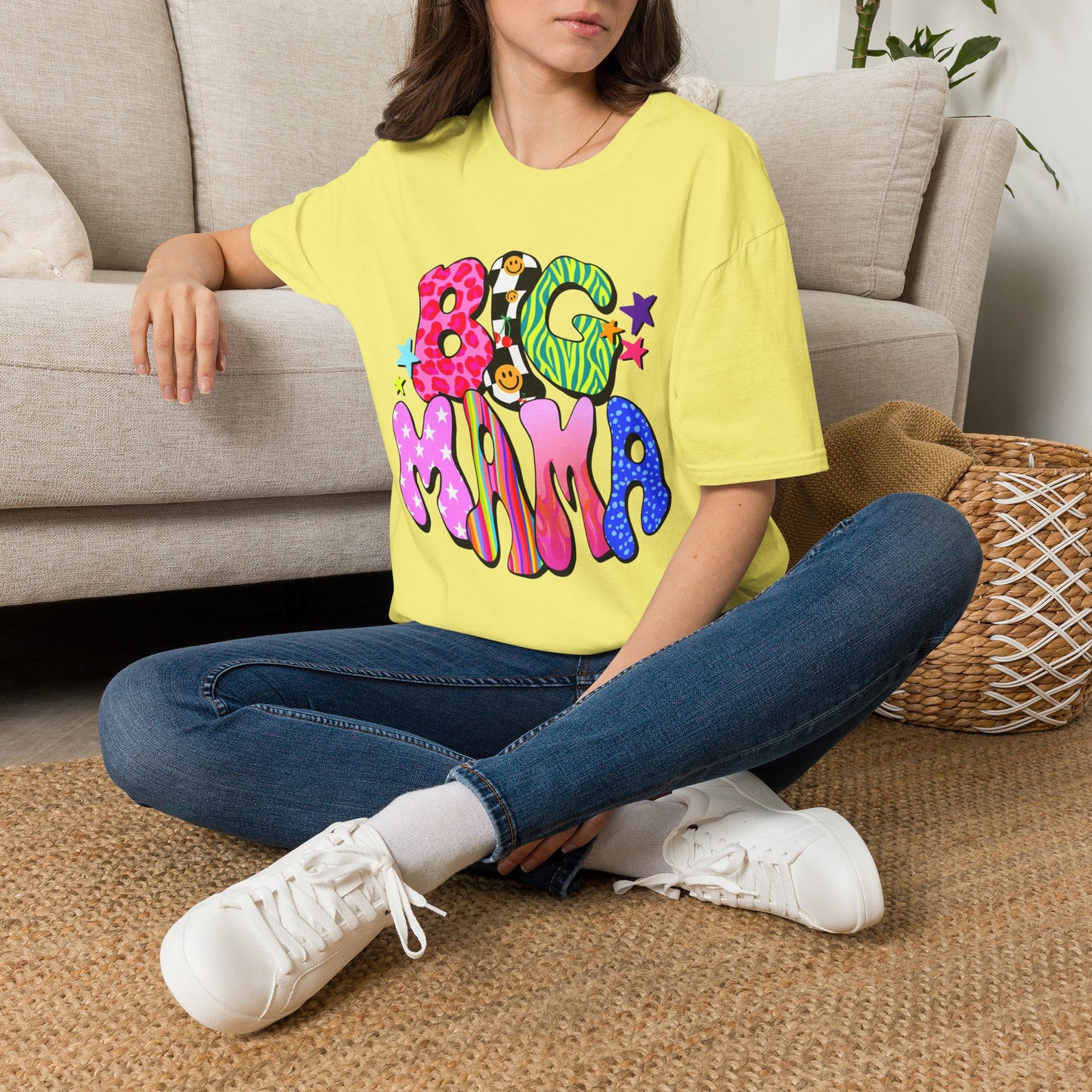 Big Mama Colorful Graphic Tee