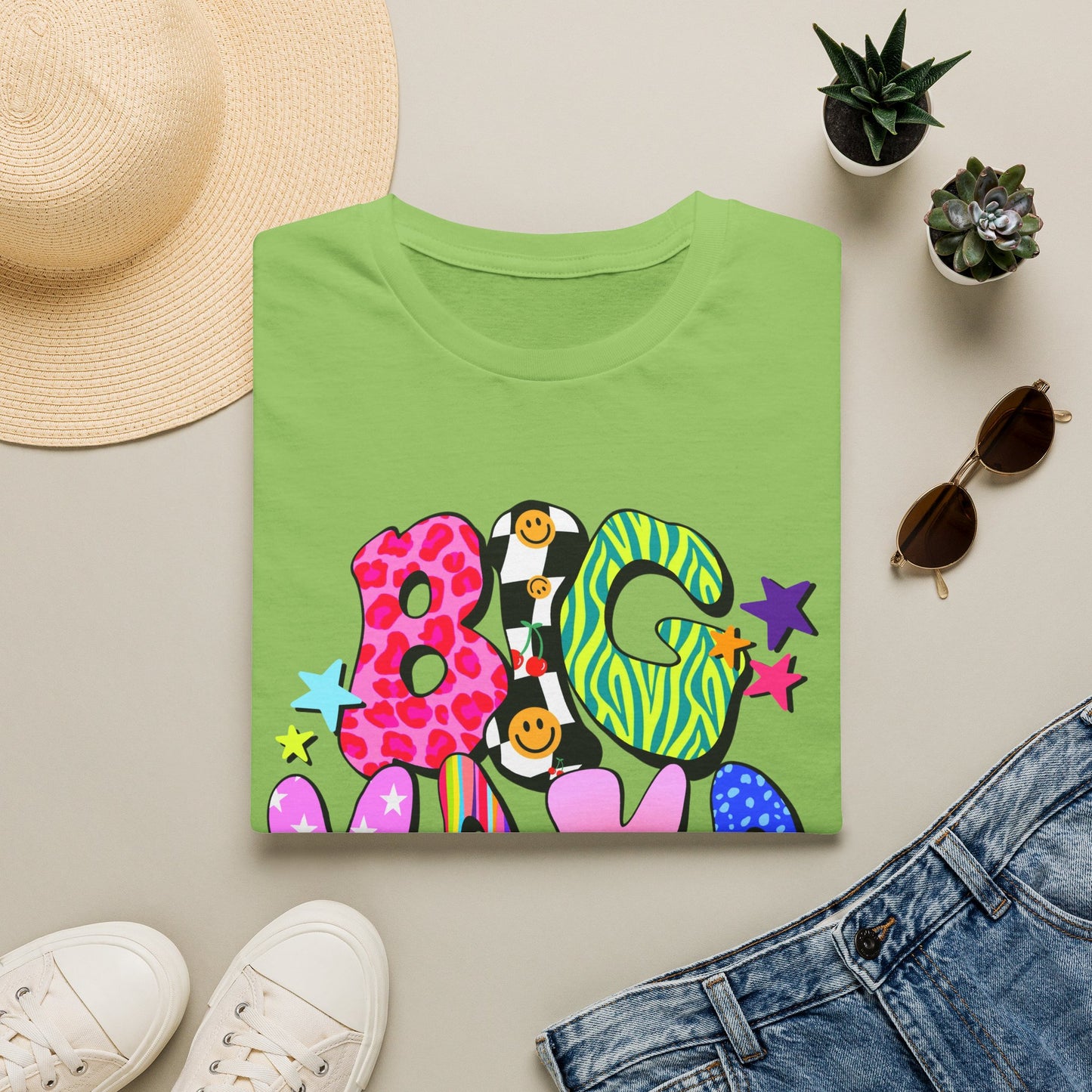 Big Mama Colorful Graphic Tee