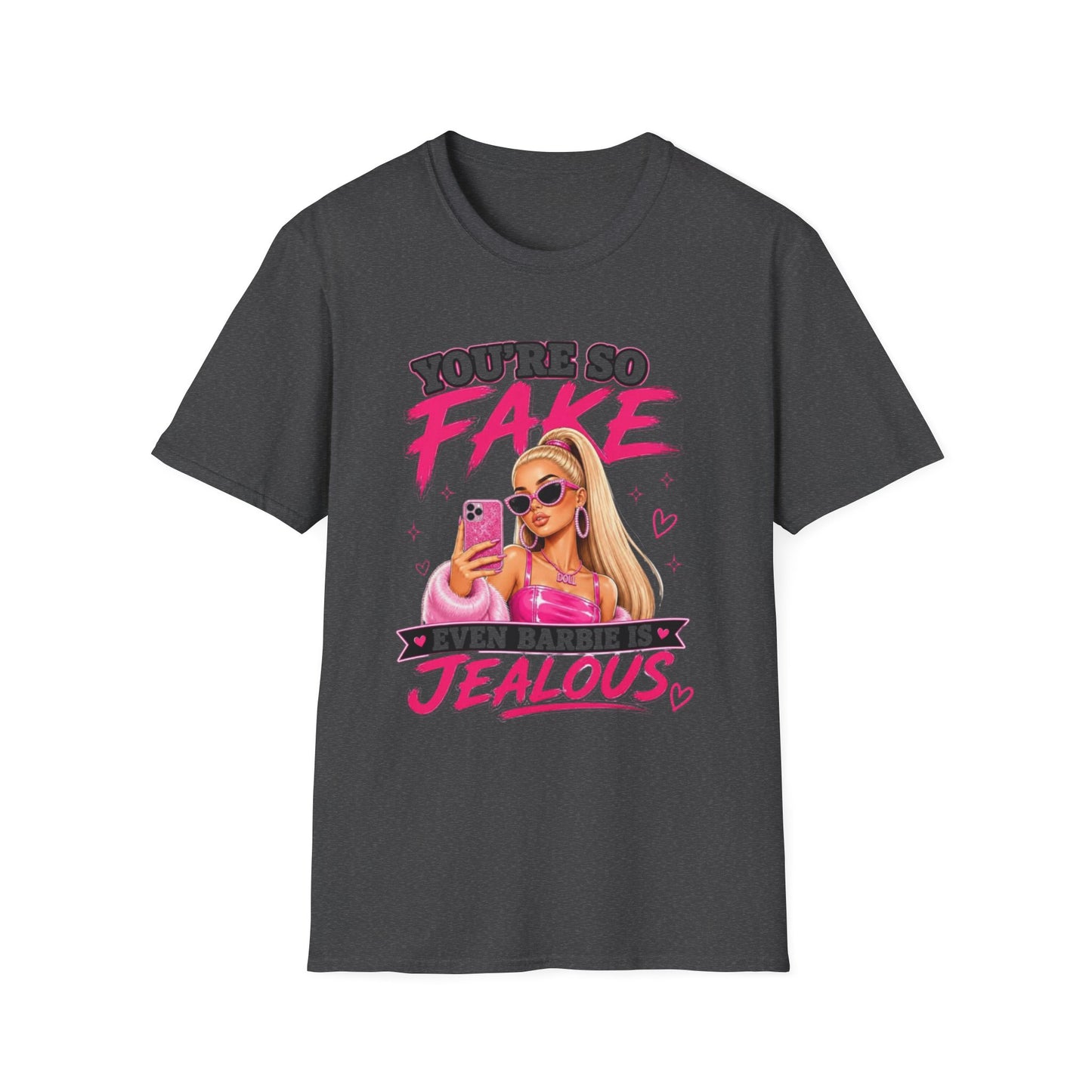 "You're So Fake" Barbie Selfie Graphic Tee
