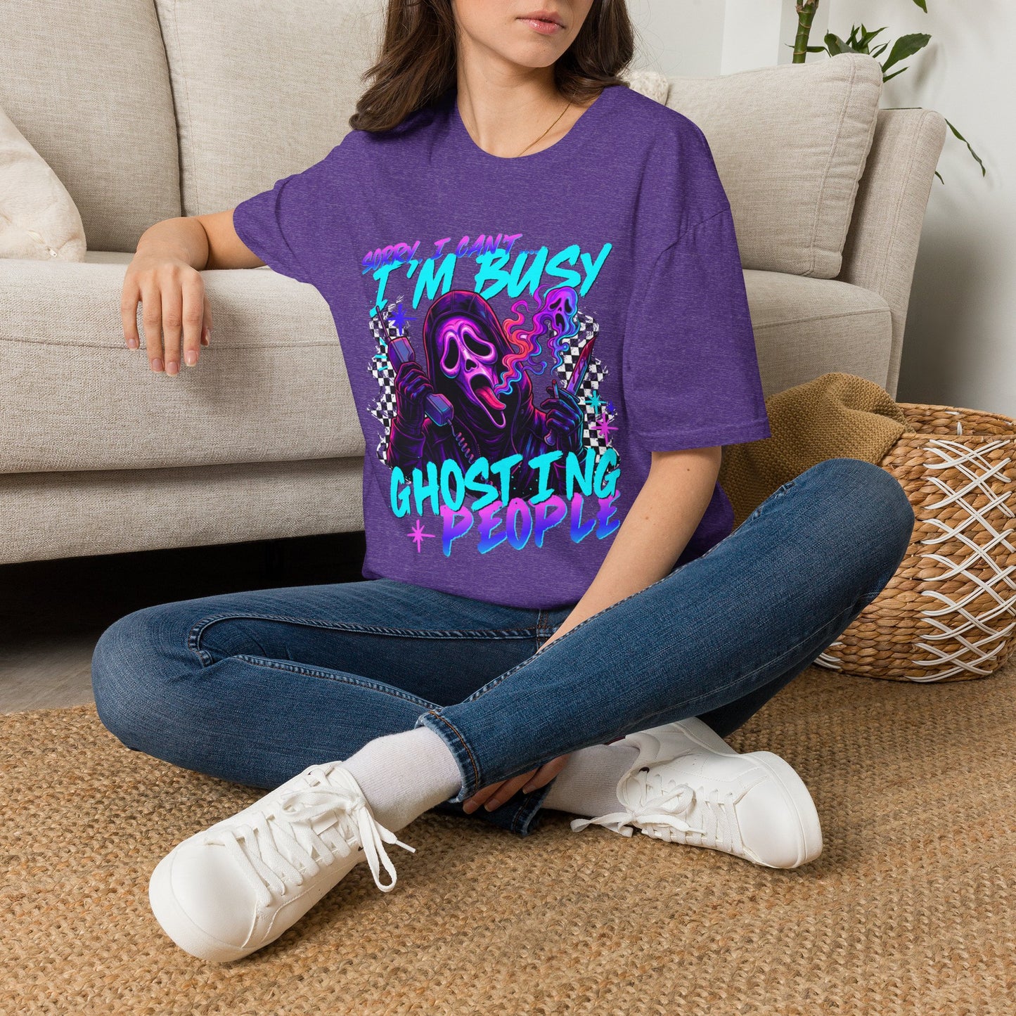 I’m Busy Ghosting People Graphic Tee