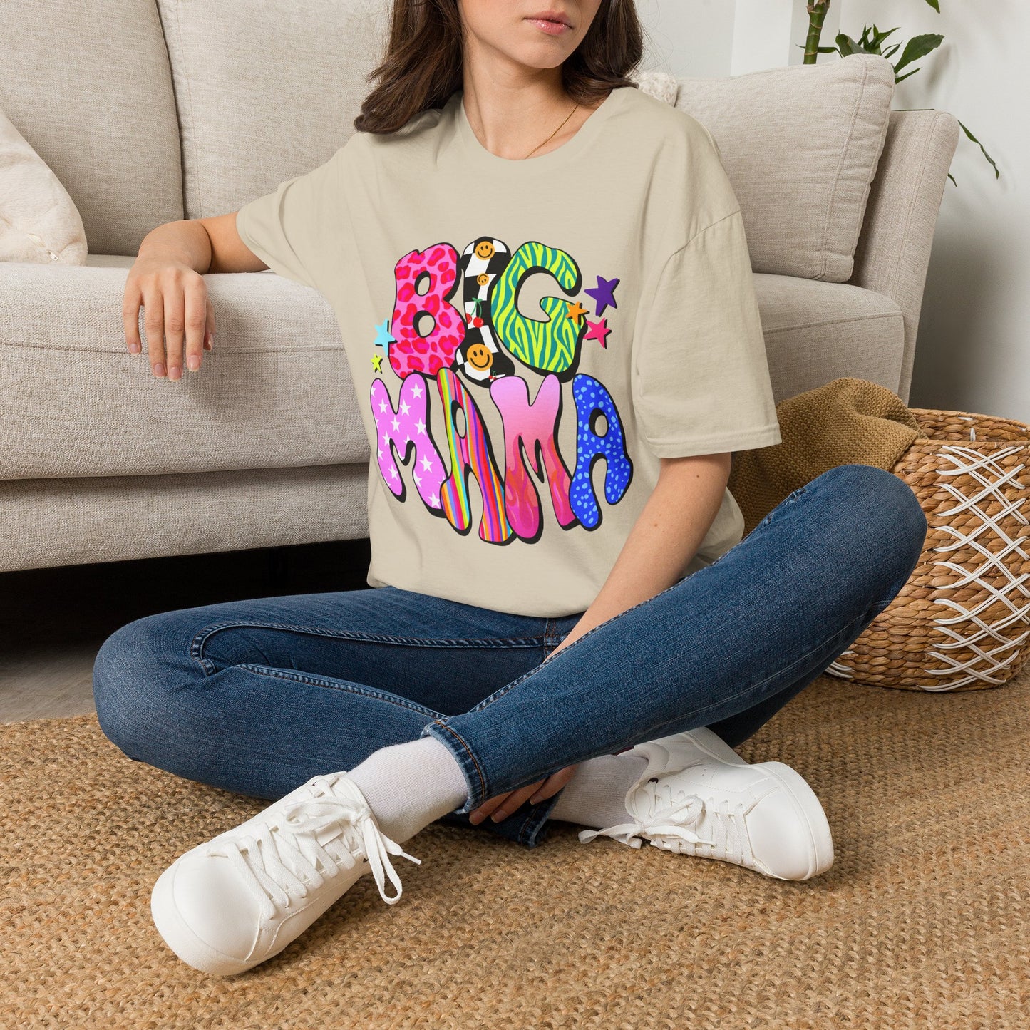 Big Mama Colorful Graphic Tee