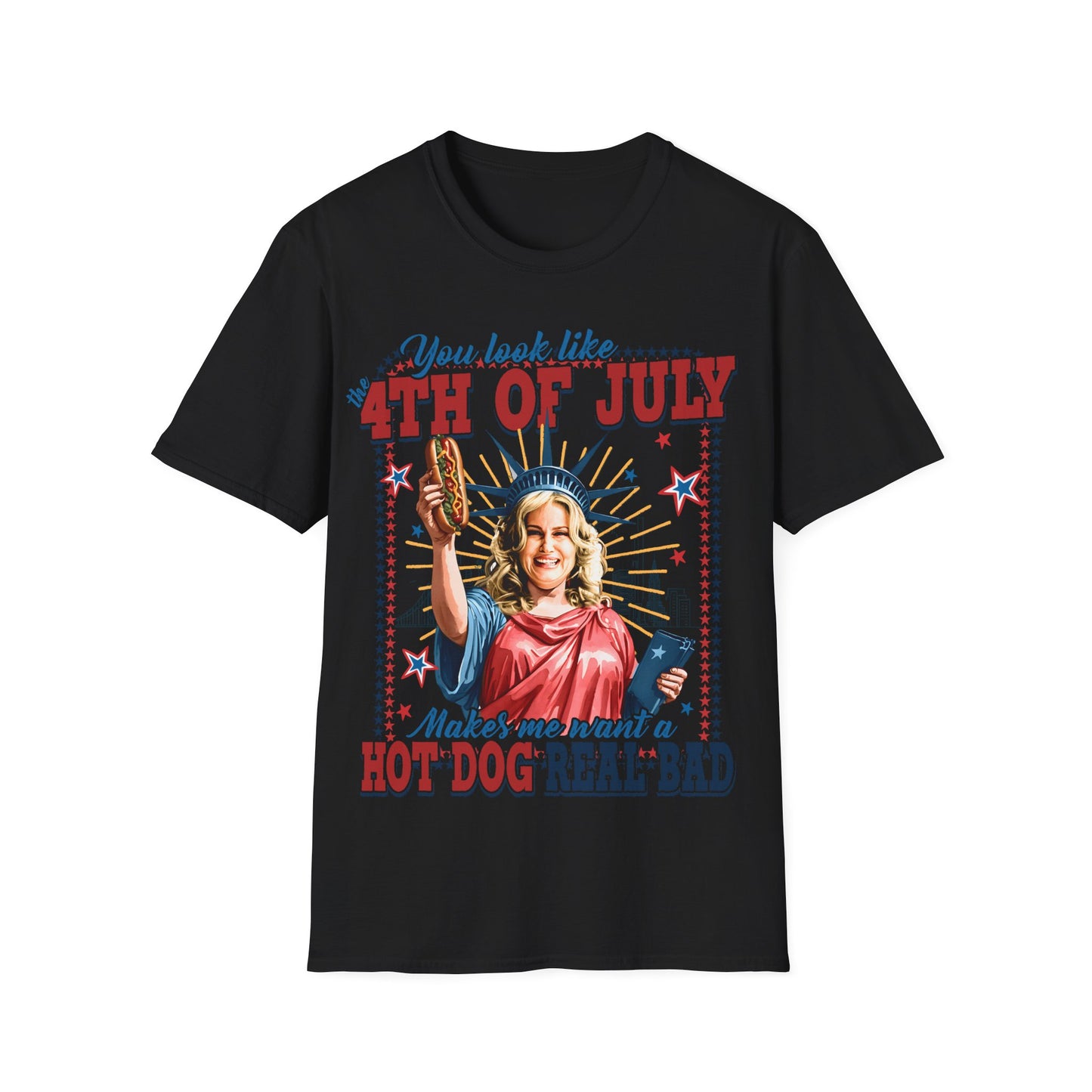 4th of July Hot Dog T-Shirt