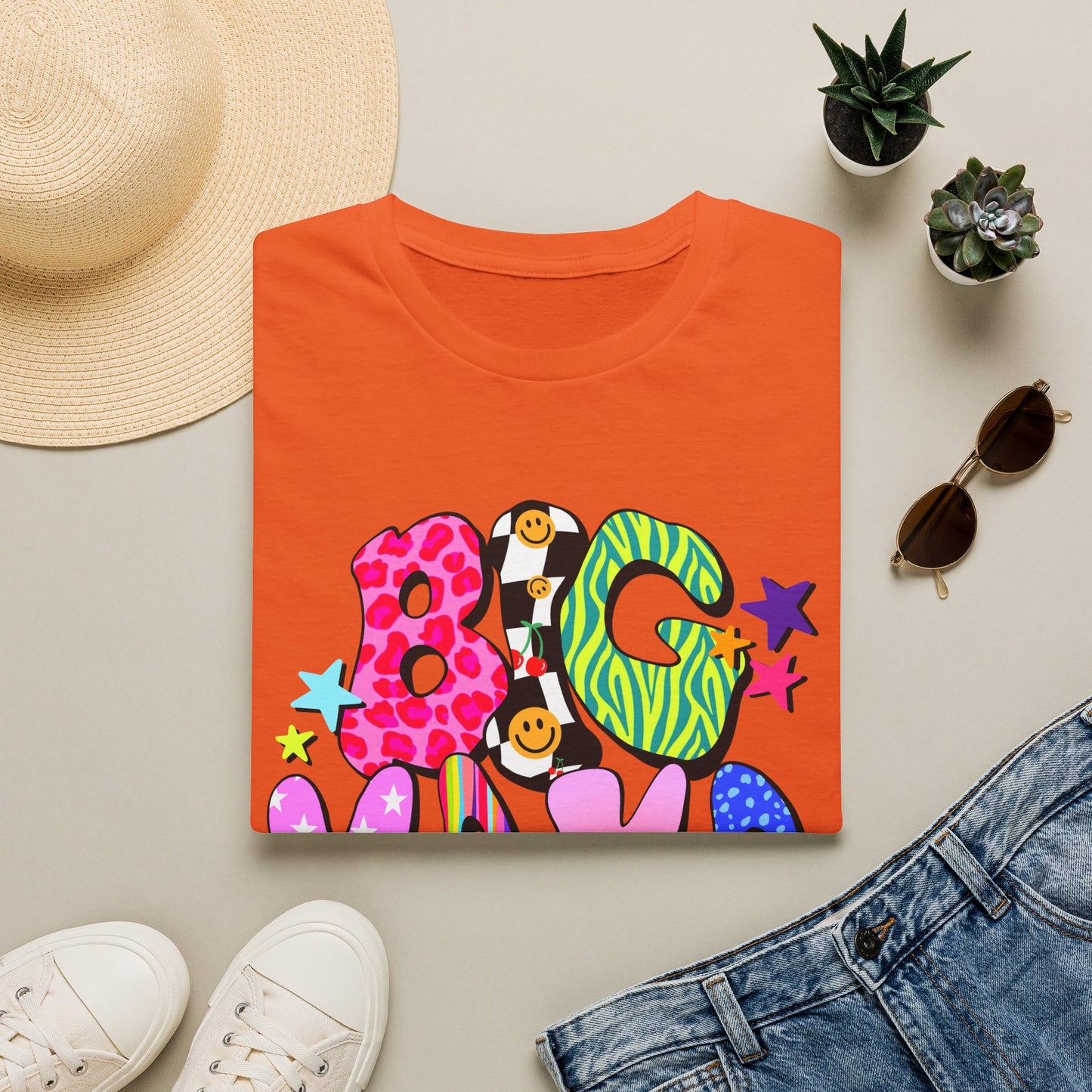 Big Mama Colorful Graphic Tee